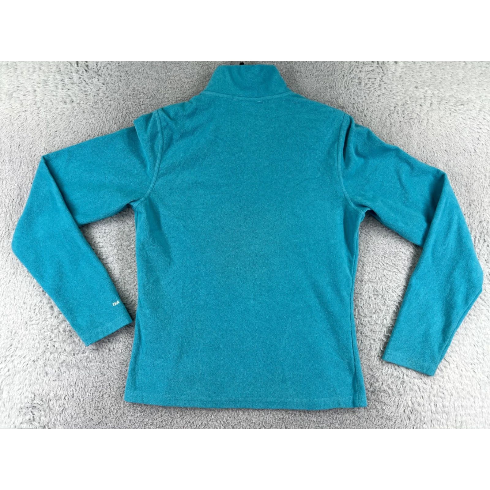 The North Face The North Face Sweater Women Small Blue TKA 100 Polyester Fleece Mock Neck Pullover Casual Fall Winter Size S / US 4 / IT 40 - 2 Thumbnail