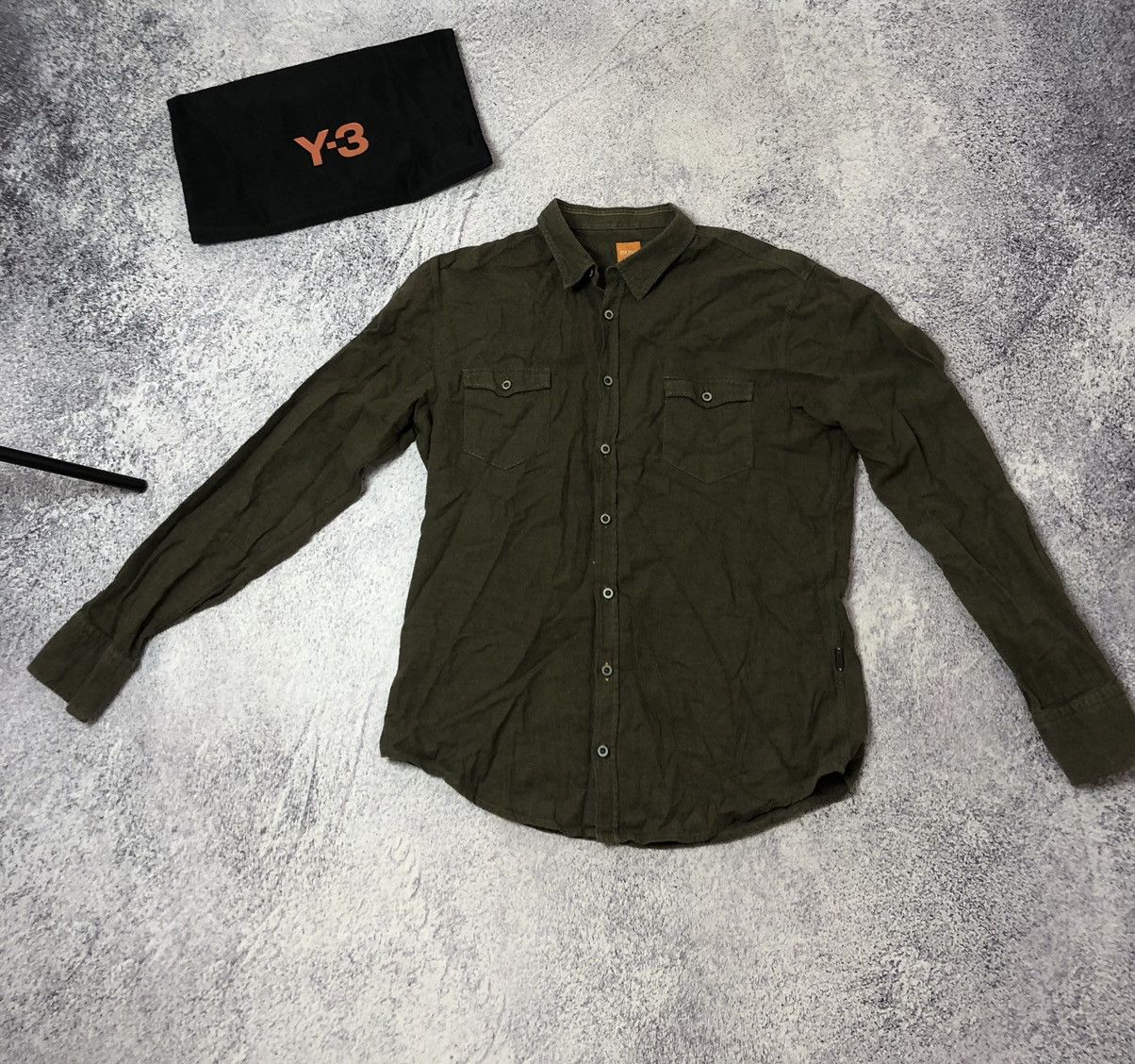 Hugo Boss × Vintage Hogo boss men’s shirt size L y2k casual ykk Size US L / EU 52-54 / 3 - 1 Thumbnail