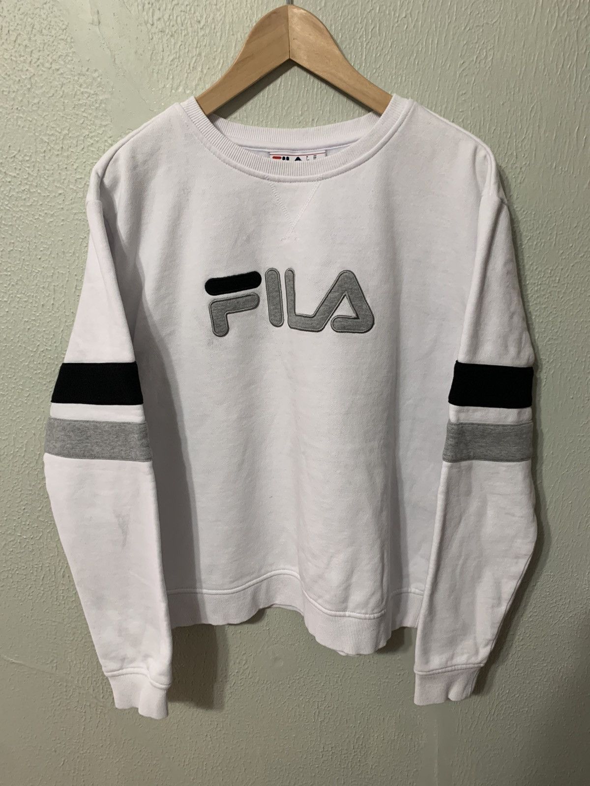 Vintage Vintage Crewneck Fila Logo Crewneck Size US XL / EU 56 / 4 - 1 Thumbnail