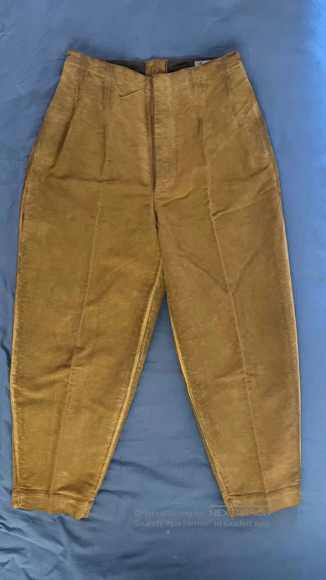 Other Brown Suede Casual Pants Size 34. Size US 34 / EU 50 - 1 Thumbnail