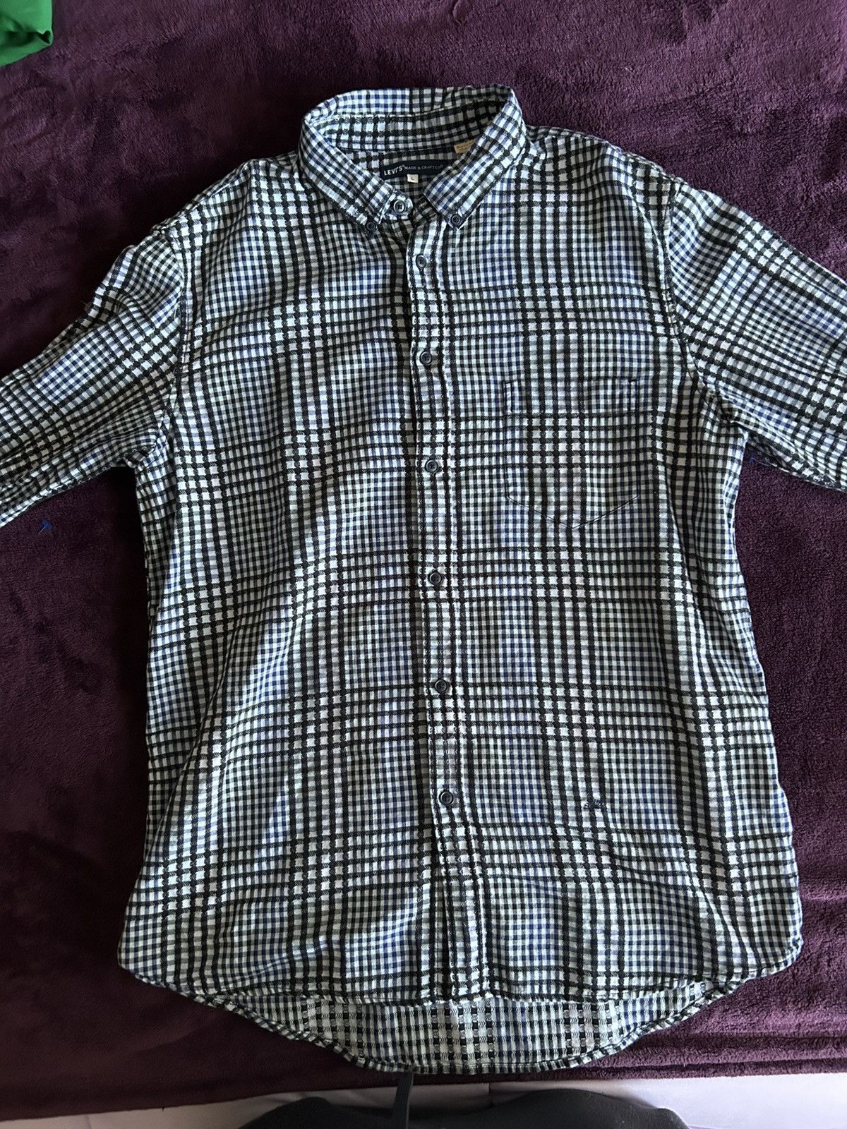 Levi's Made & Crafted Levi’s Made & Crafted Button Down Shirt Sz L fits M/L Og$198 Size US L / EU 52-54 / 3 - 1 Thumbnail