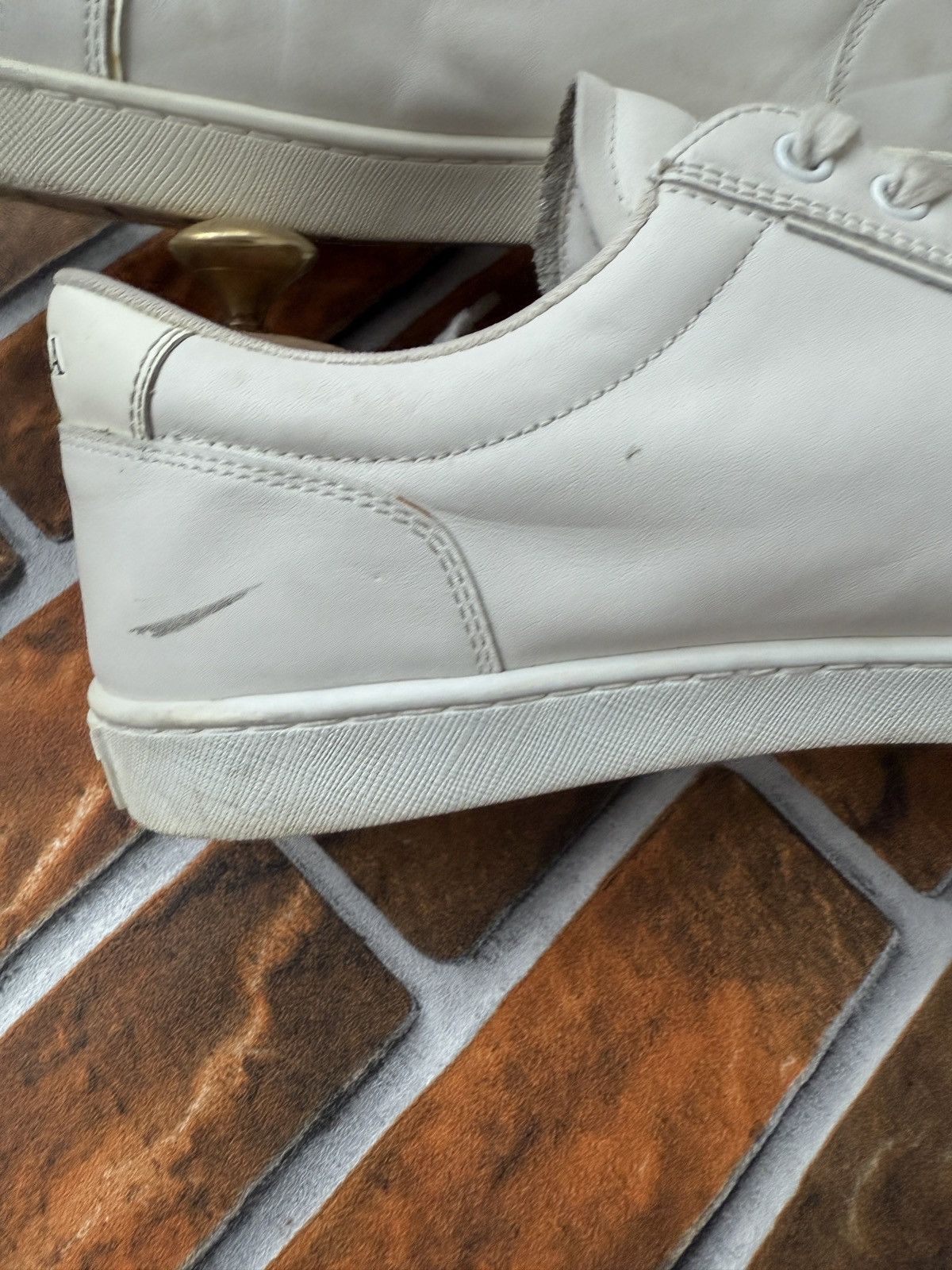 Prada ⚪️❕ downtown luxury trainers Size US 10 / EU 43 - 10 Thumbnail