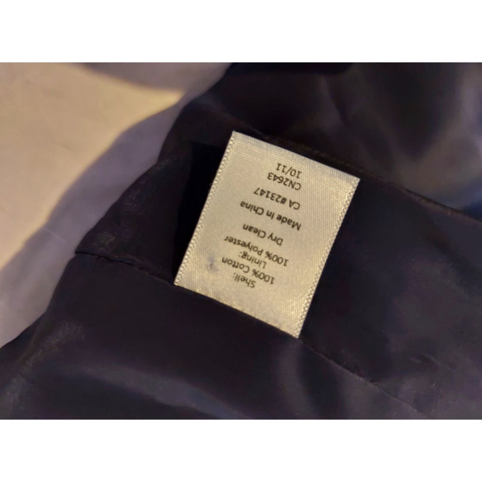 Talbots V Women's Talbots Blazer Jacket 4 Navy Blue Cotton Blazer Classic Business Casual Womens Size S / US 4 / IT 40 - 7 Thumbnail