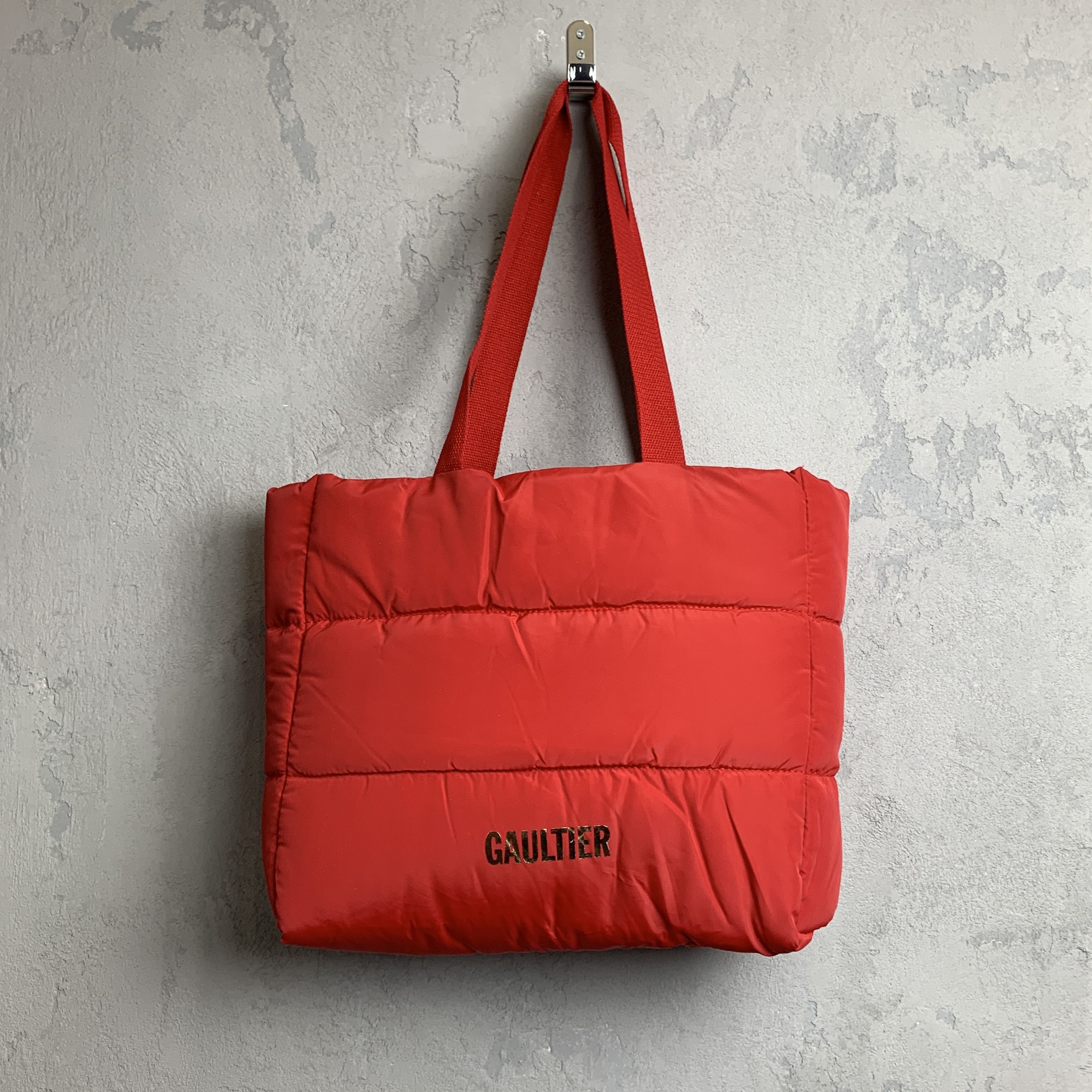 Designer × Jean Paul Gaultier Jean Paul Gaultier red puffer tote bag Size ONE SIZE - 4 Thumbnail
