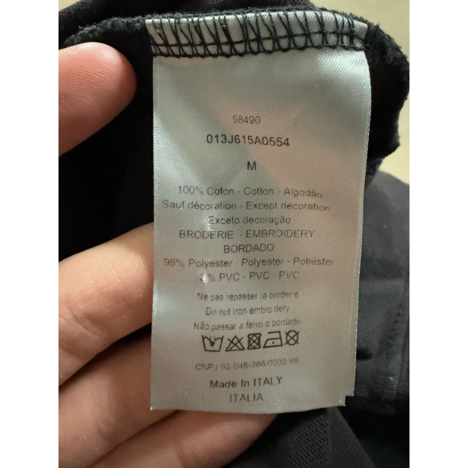 Dior Dior Tee Sleeve Logo Used Medium Size US M / EU 48-50 / 2 - 4 Thumbnail