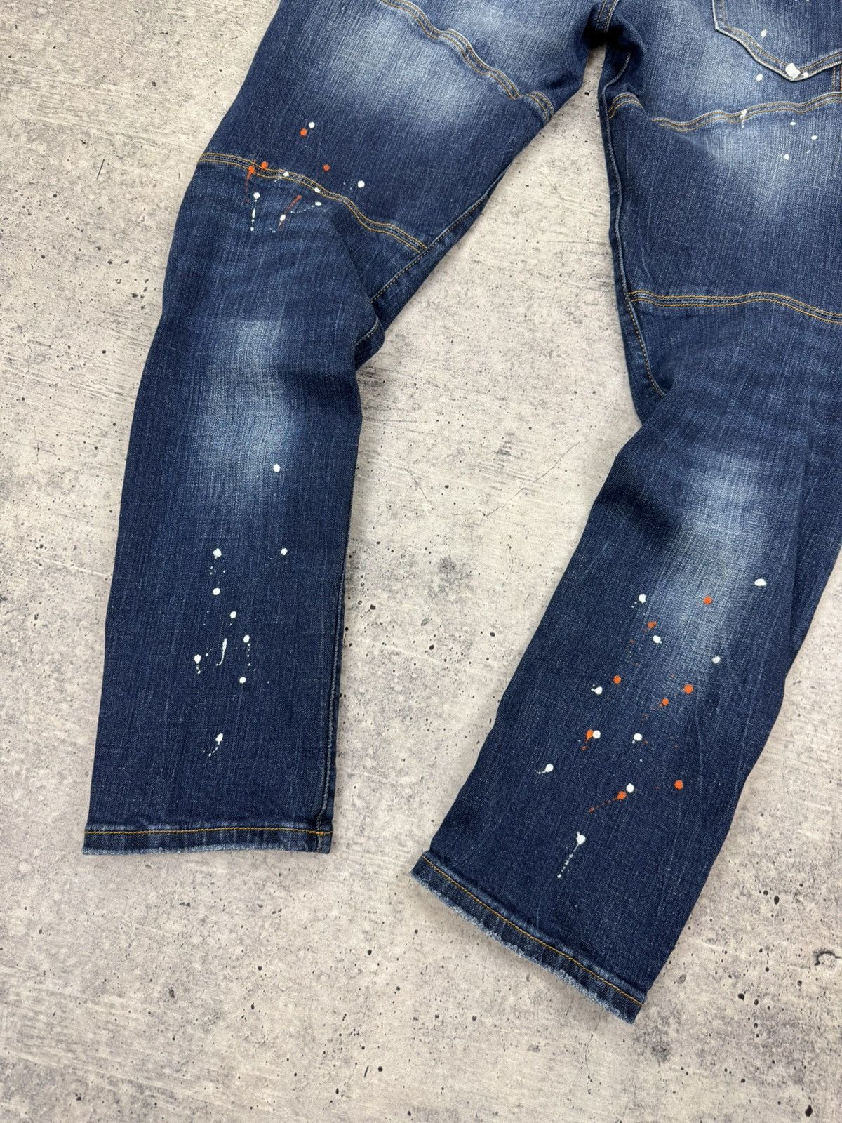 Dsquared2 Dsquared2 Dsquared Painted Patchwork Italian Jeans Trousers Size US 36 / EU 52 - 22 Thumbnail