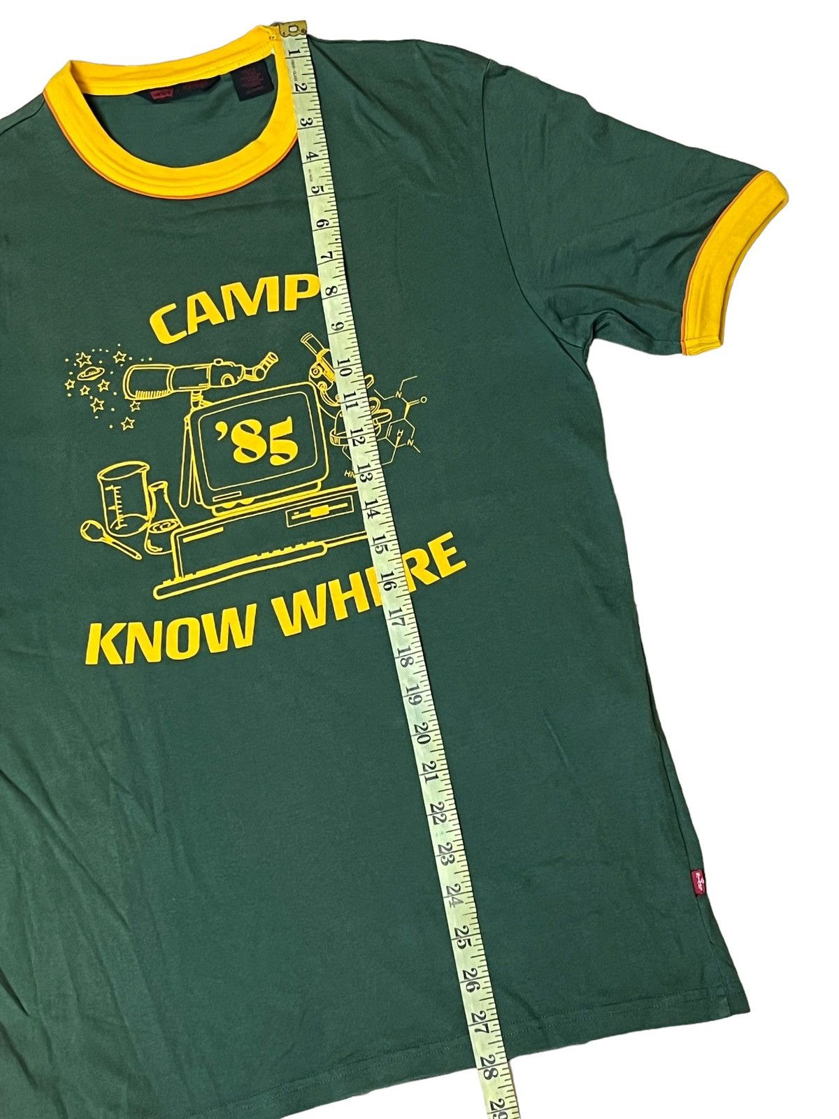 Levi's LEVIS x STRANGER THINGS “CAMP KNOW WHERE” RINGER TEE SHIRT Size US XS / EU 42 / 0 - 8 Thumbnail