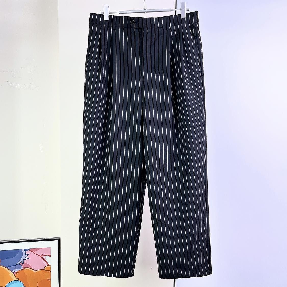 Celine Celine Pinstripe Trousers Size 40 Size 27" / US 4 / IT 40 - 1 Thumbnail