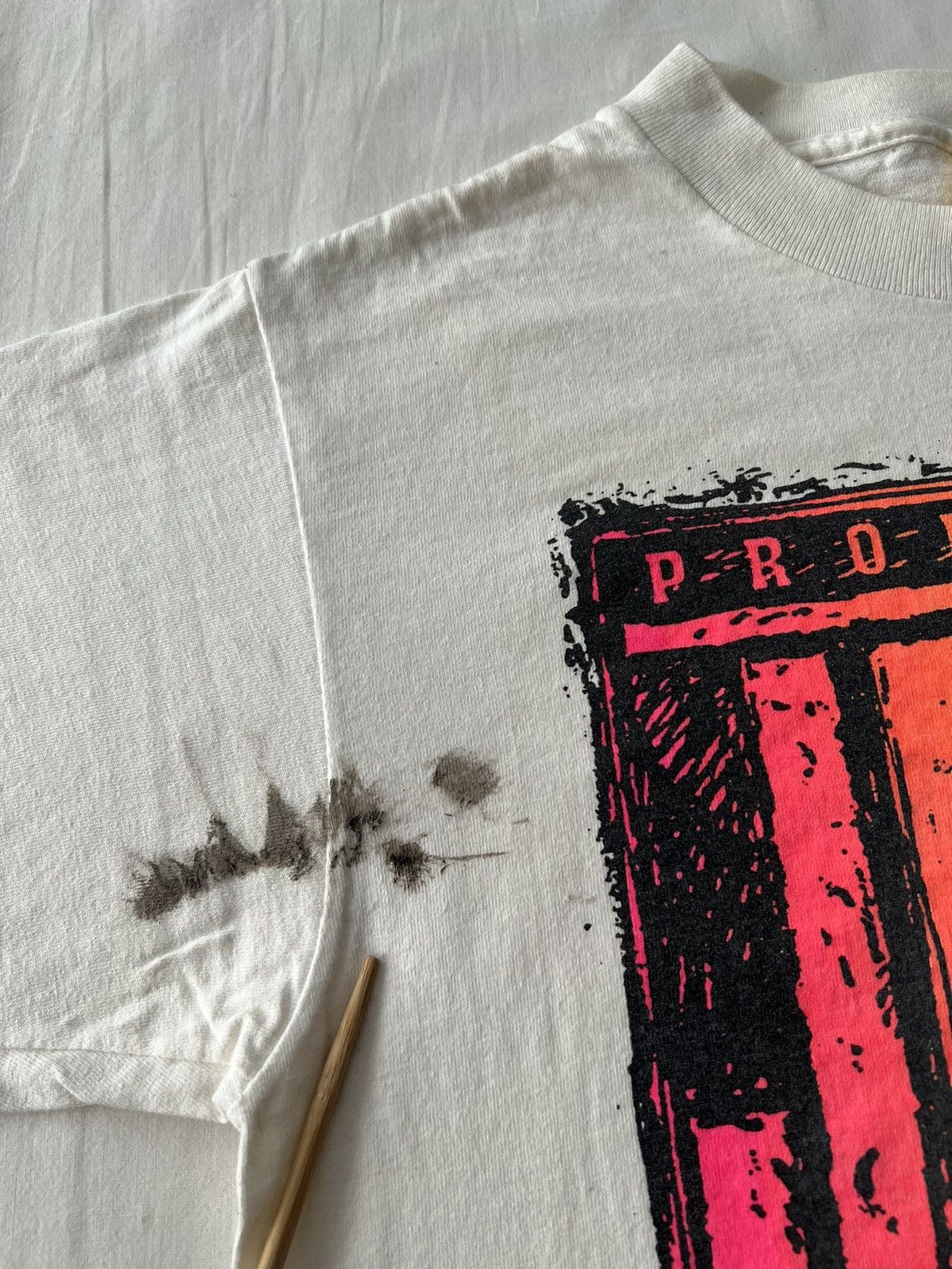 Vintage Vintage 90s Property of Jesus Christ White T-shirt Size US L / EU 52-54 / 3 - 8 Thumbnail