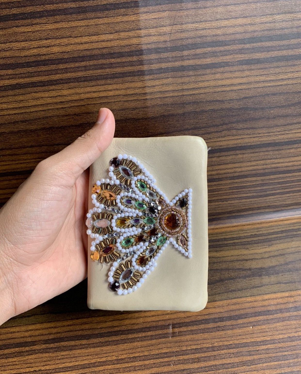 Issey Miyake Tsumori Chisato Leather Bead Wallet Size ONE SIZE - 8 Thumbnail