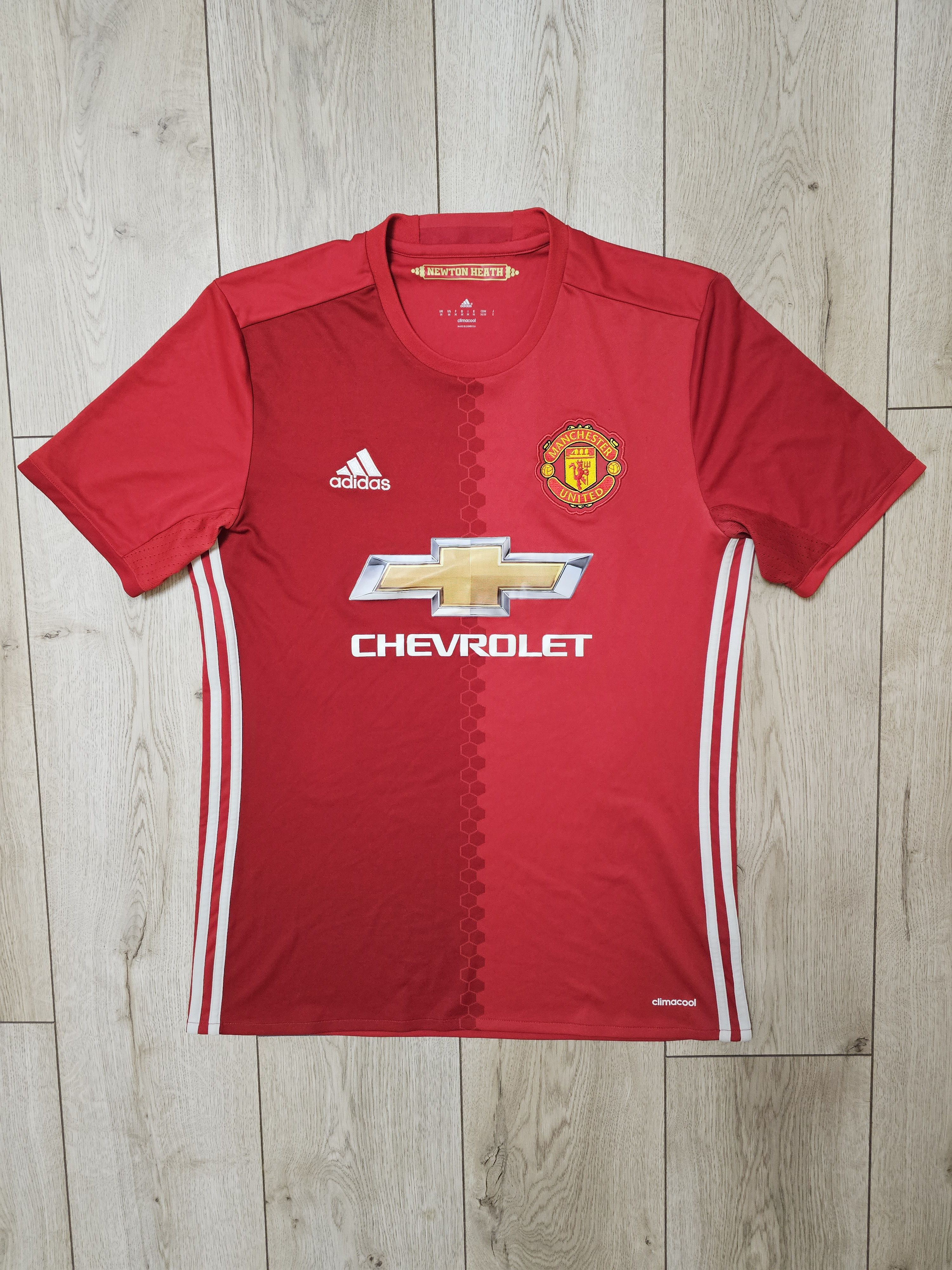 Adidas MANCHESTER UNITED 2016 2017 HOME FOOTBALL SOCCER JERSEY Size US M / EU 48-50 / 2 - 1 Thumbnail