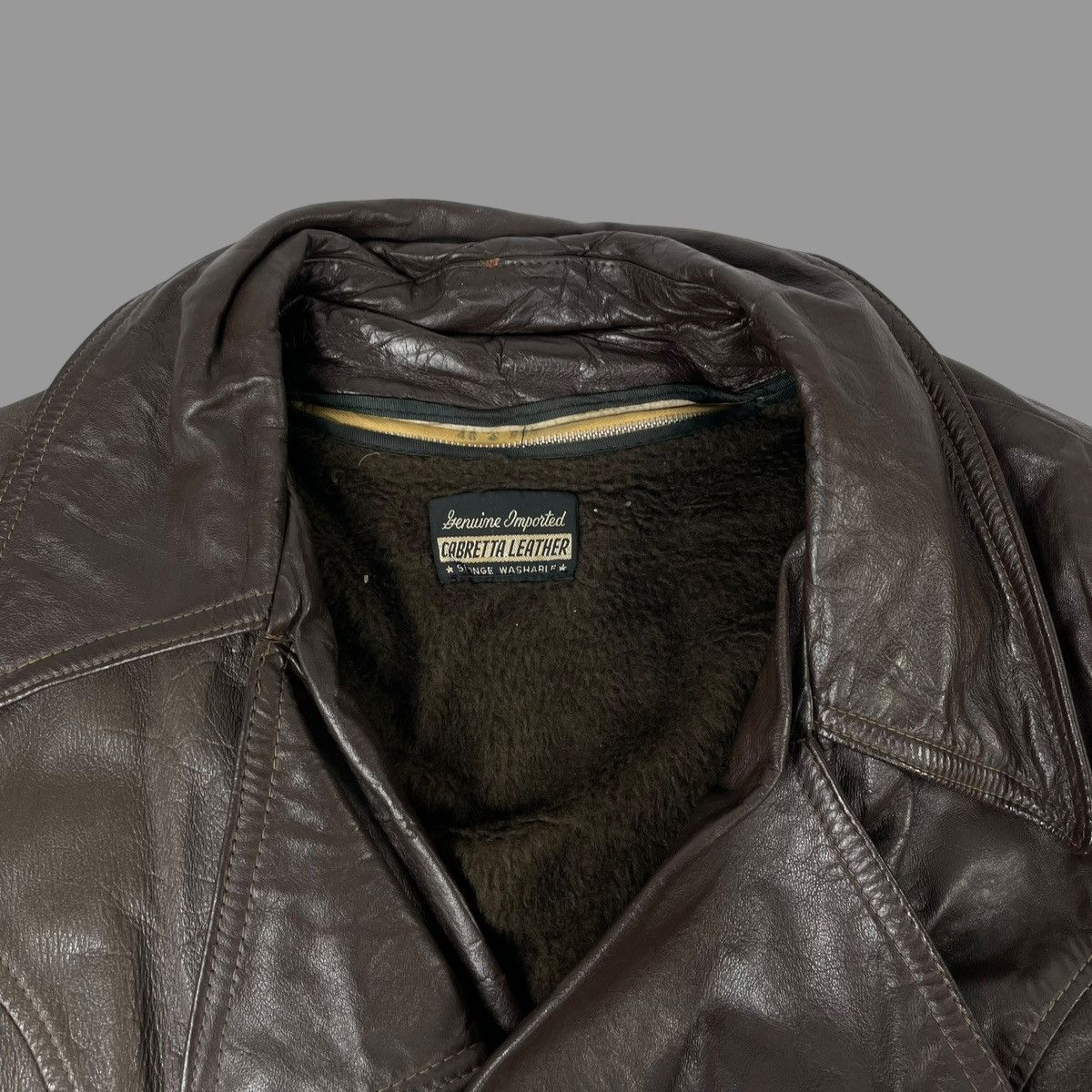 Vintage Vintage 1960s brown leather jacket Size US M / EU 48-50 / 2 - 5 Thumbnail