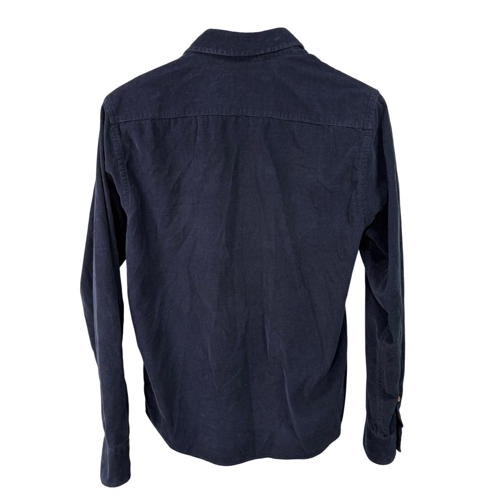 UNTUCKit Untuckit Men’s Corduroy Shirt sz M Slim Fit Blue # G656 Size US M / EU 48-50 / 2 - 2 Thumbnail