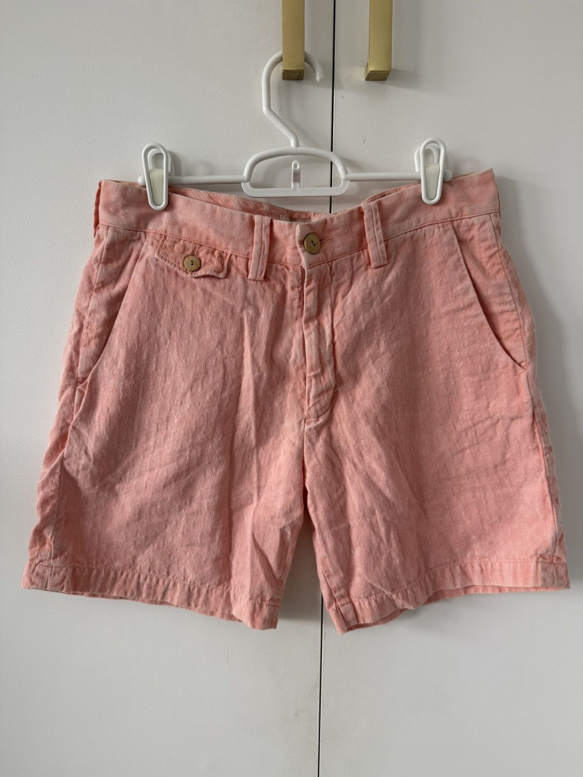 Shuttle Notes Shuttle Notes Men's Shorts Antique Finish Peach Japan Sz Sm Size US 30 / EU 46 - 1 Thumbnail