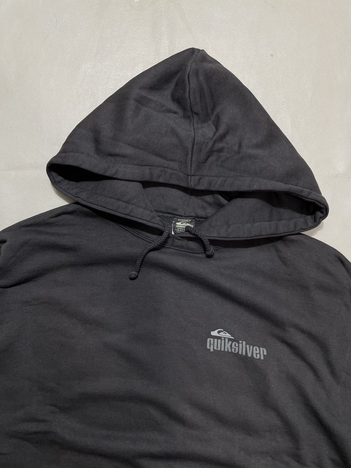 Quiksilver × Vintage RARE 1990s Quicksilver Hoodie Faded Size US L / EU 52-54 / 3 - 4 Thumbnail