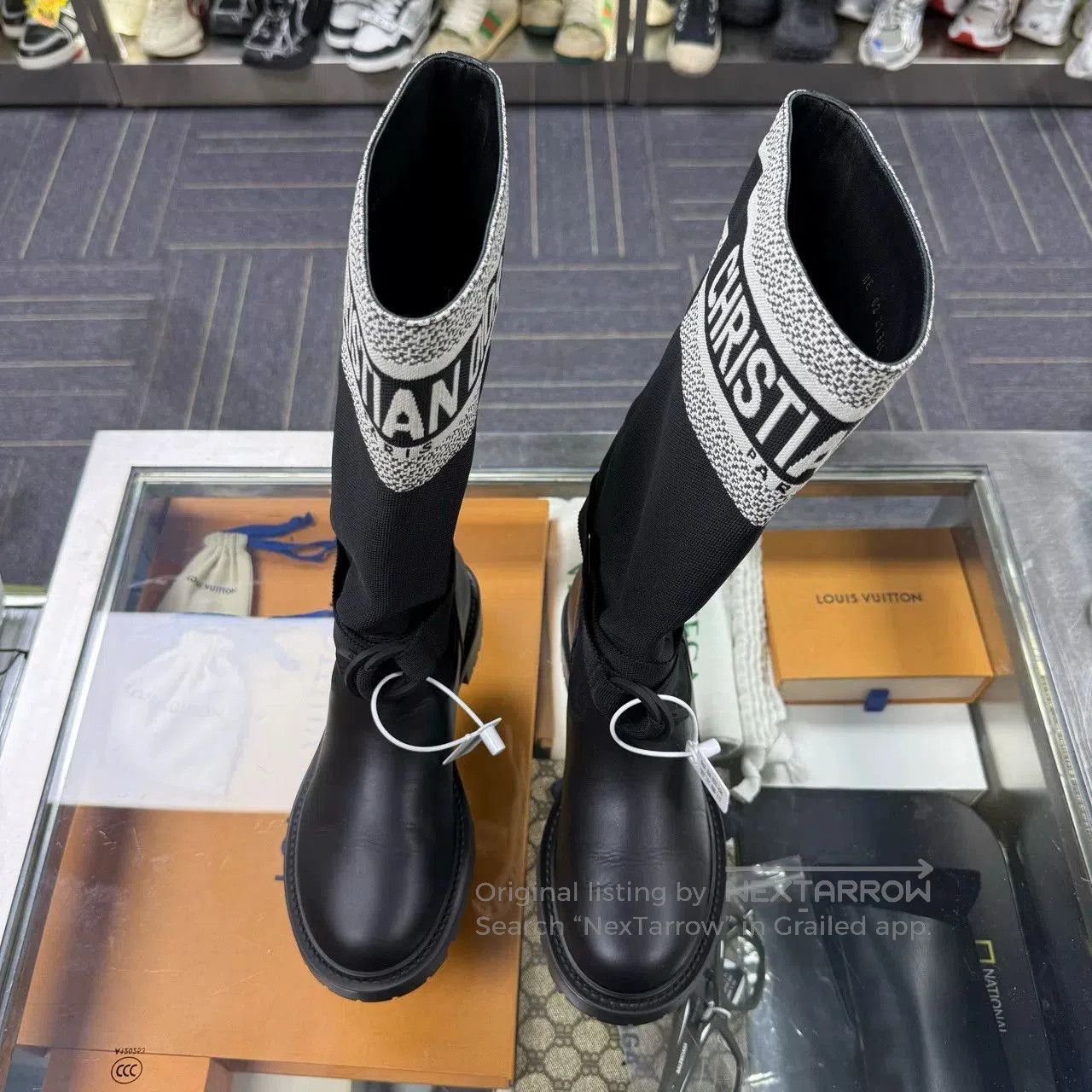 Dior dior d-major knight boots size 36.5. Size US 6 / IT 36 - 1 Thumbnail