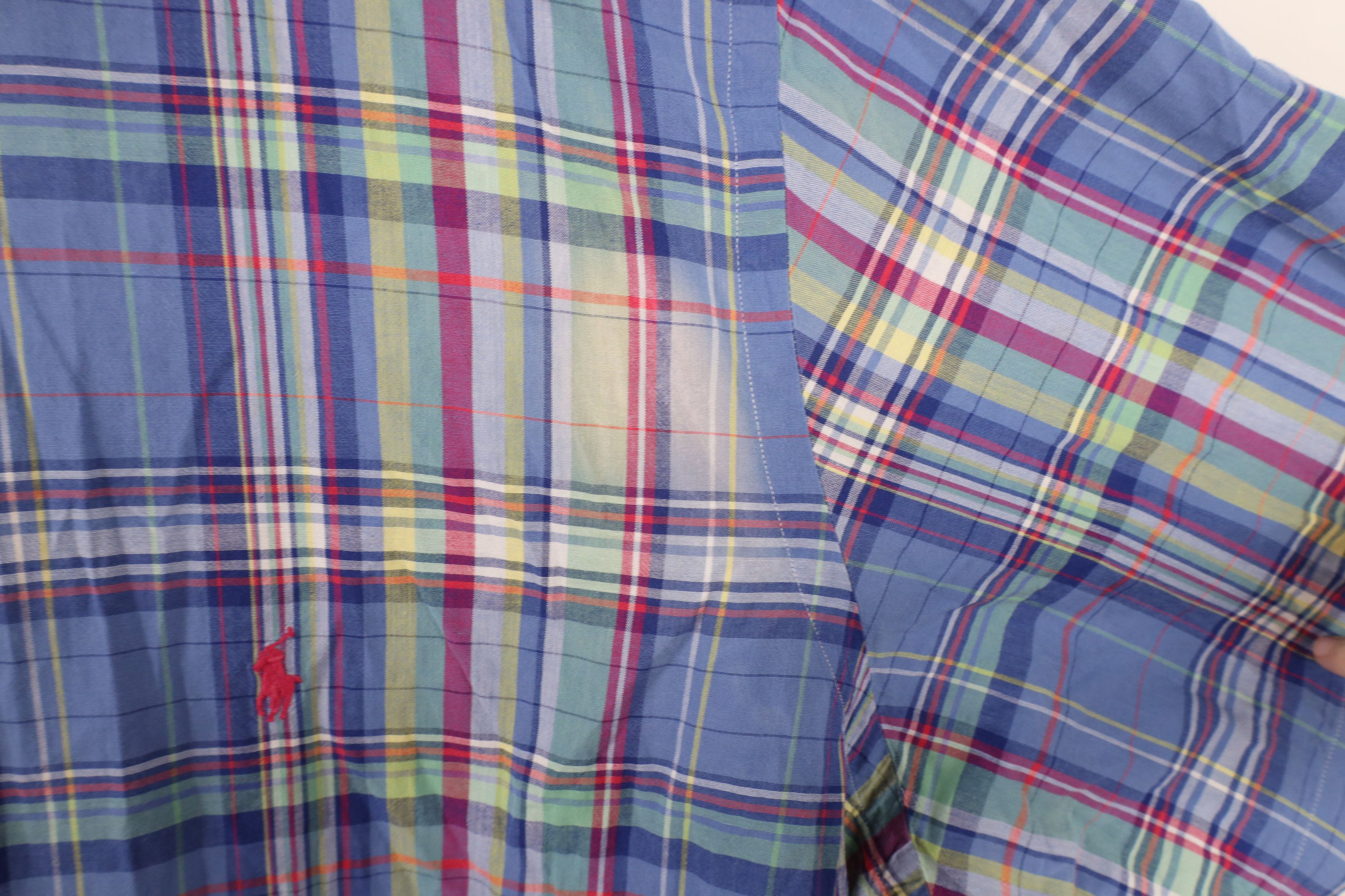 Polo Ralph Lauren Vintage 90s Ralph Lauren Plaid Button Down Shirt Cotton Size US XXL / EU 58 / 5 - 6 Thumbnail
