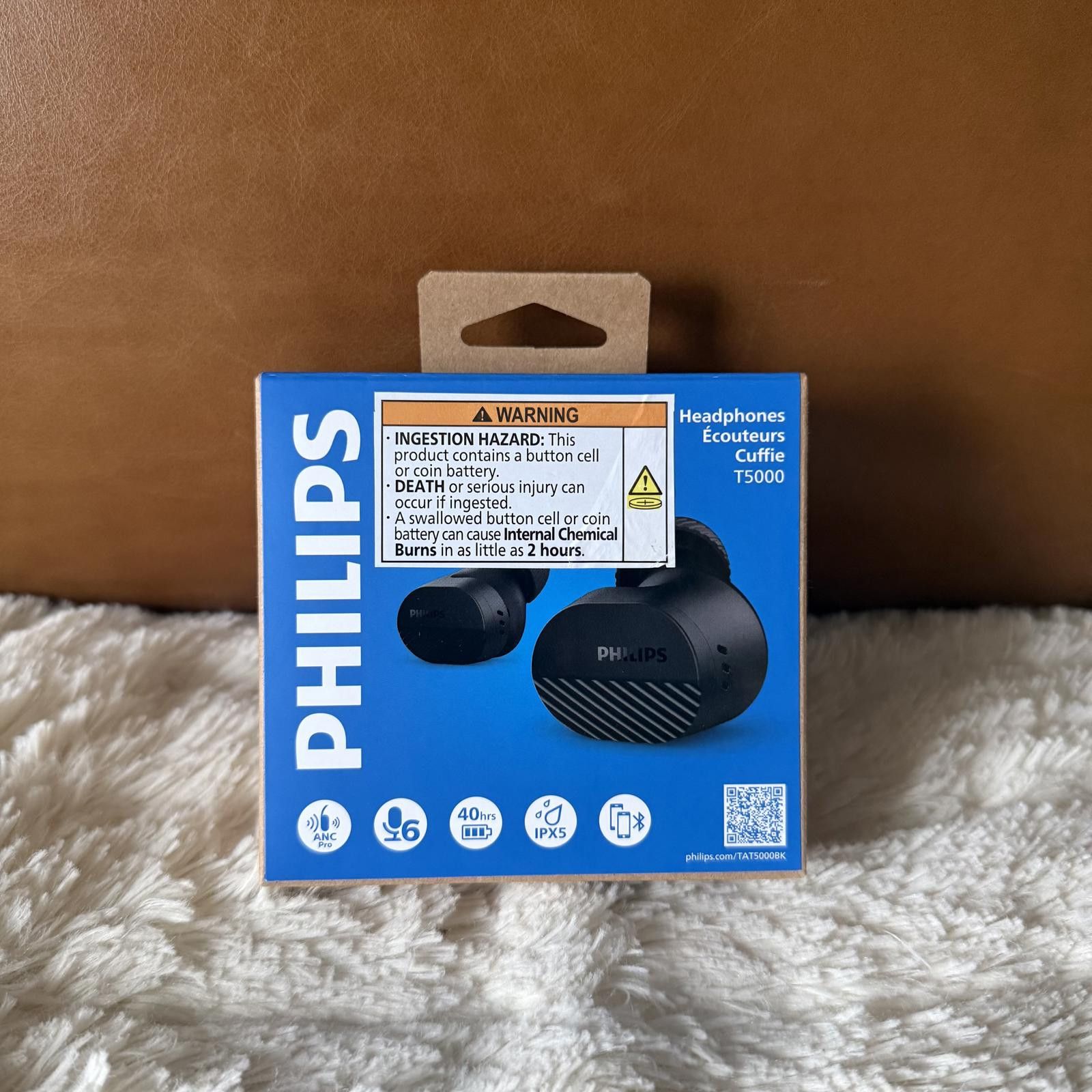 Philipp Plein Philips TAT5000 True Wireless Bluetooth Earbuds Size ONE SIZE - 1 Thumbnail