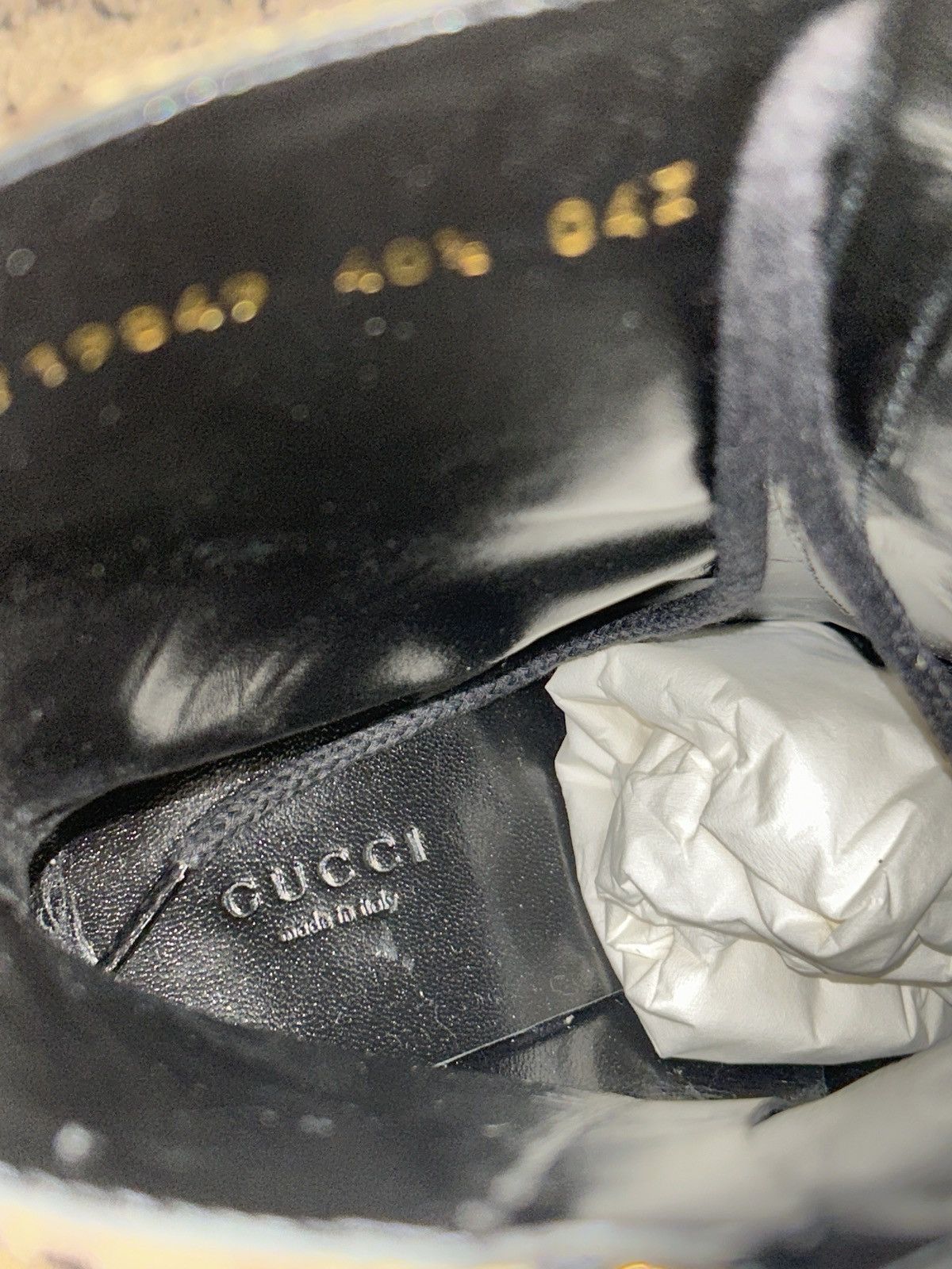 Gucci Flores Calfskin Monogram Maxi GG Nappa Double G Boot Size US 10.5 / IT 40.5 - 10 Thumbnail