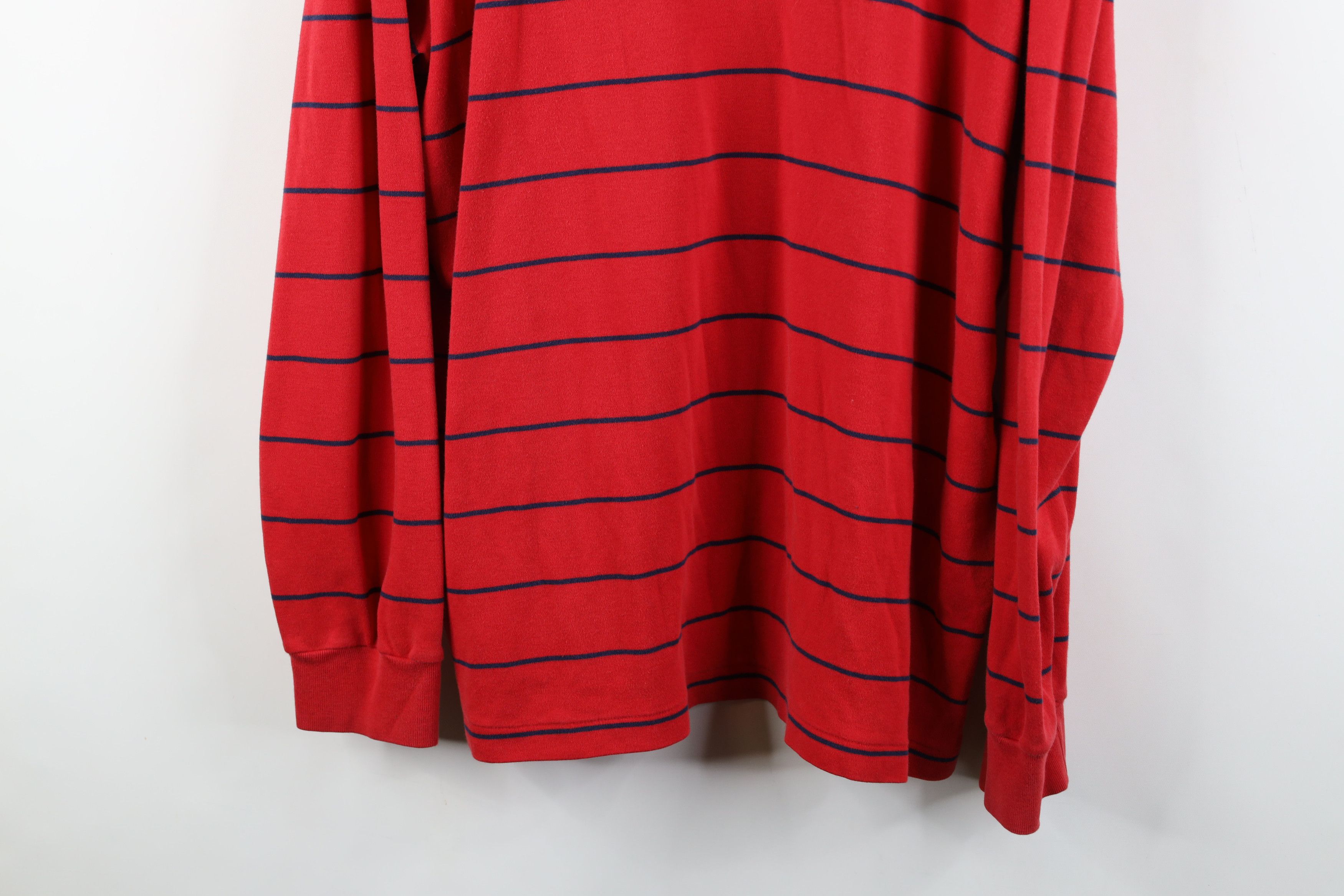 Ralph Lauren Vintage 90s Ralph Lauren Turtleneck T-Shirt Cotton Red Size US XL / EU 56 / 4 - 3 Thumbnail