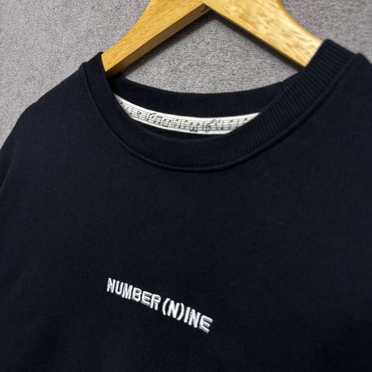 Number (N)ine Number (N)ine Spell Out Logo Sweatshirt Size US L / EU 52-54 / 3 - 5 Thumbnail
