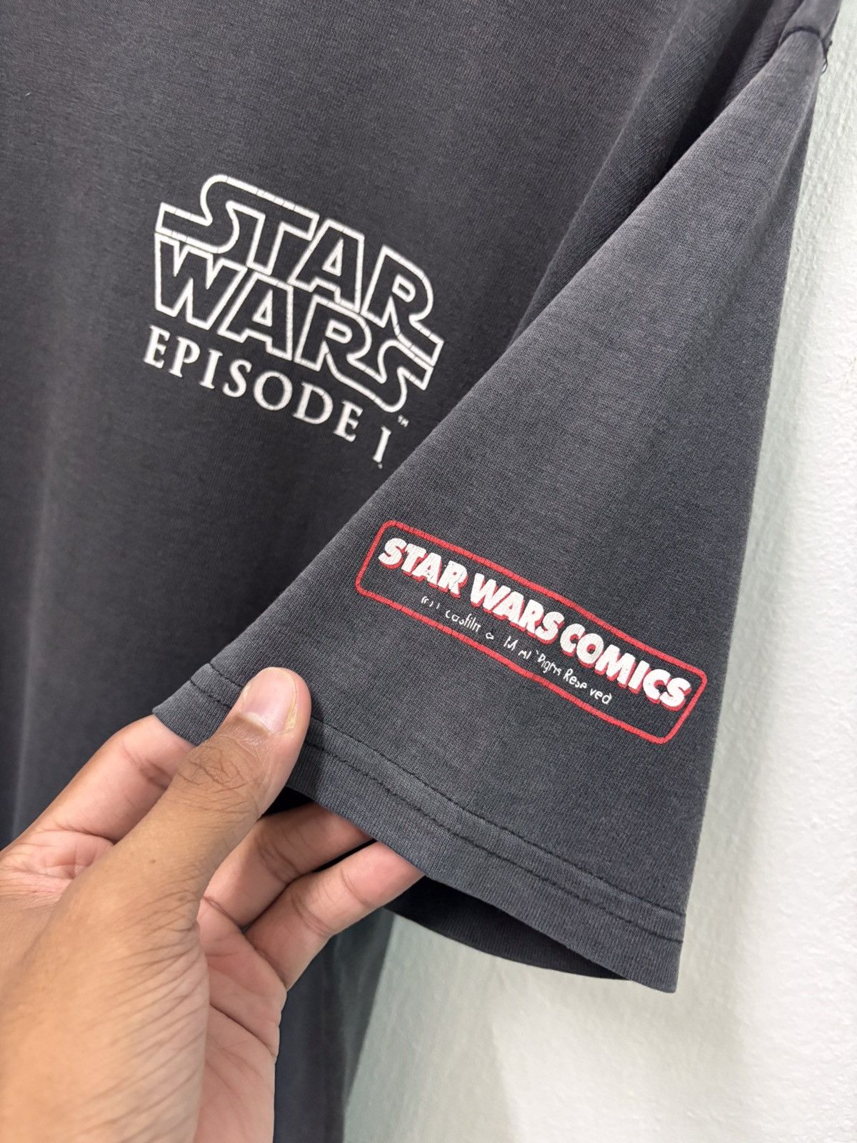 Vintage Vintage 90's Star Wars Episode 1 - Darth Maul Promo T-Shirt Size US M / EU 48-50 / 2 - 7 Thumbnail
