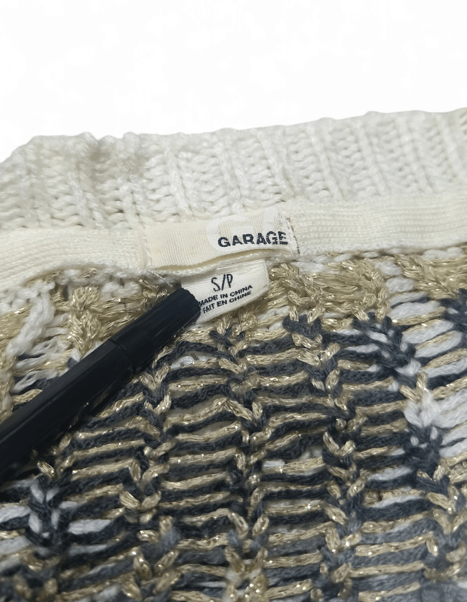 Other Vintage 90s GARAGE Women's Ethnic Striped Long Knit Sweater Size S / US 4 / IT 40 - 7 Thumbnail