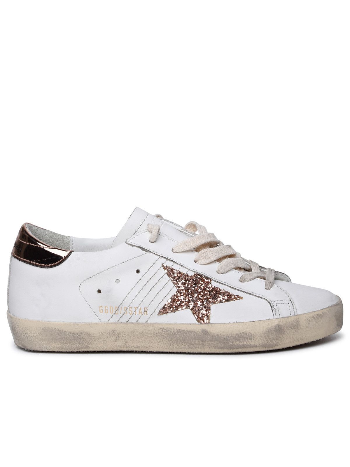 image of Golden Goose 'super-Star Classic' White Leather Sneakers, Women's (Size 5)