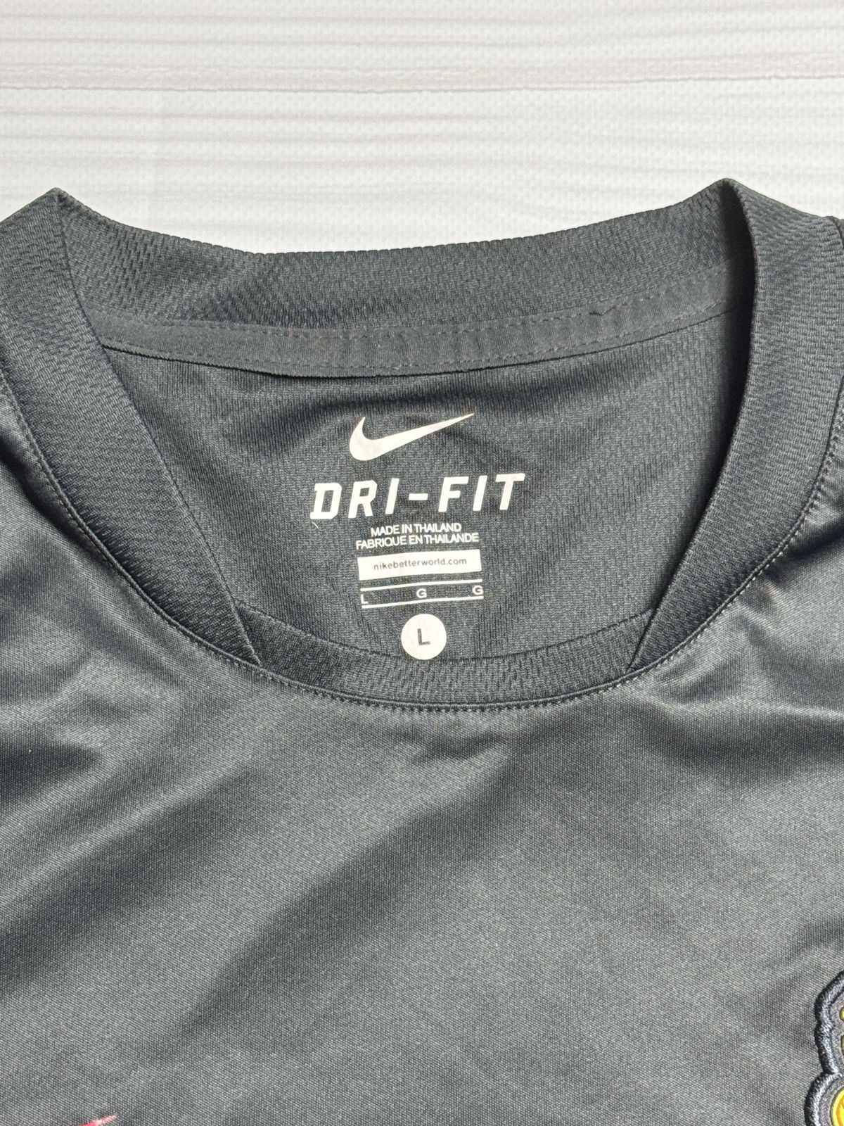 Nike × Vintage Vintage Nike Manchester United dhl soccer jersey drill uk Size US L / EU 52-54 / 3 - 4 Thumbnail