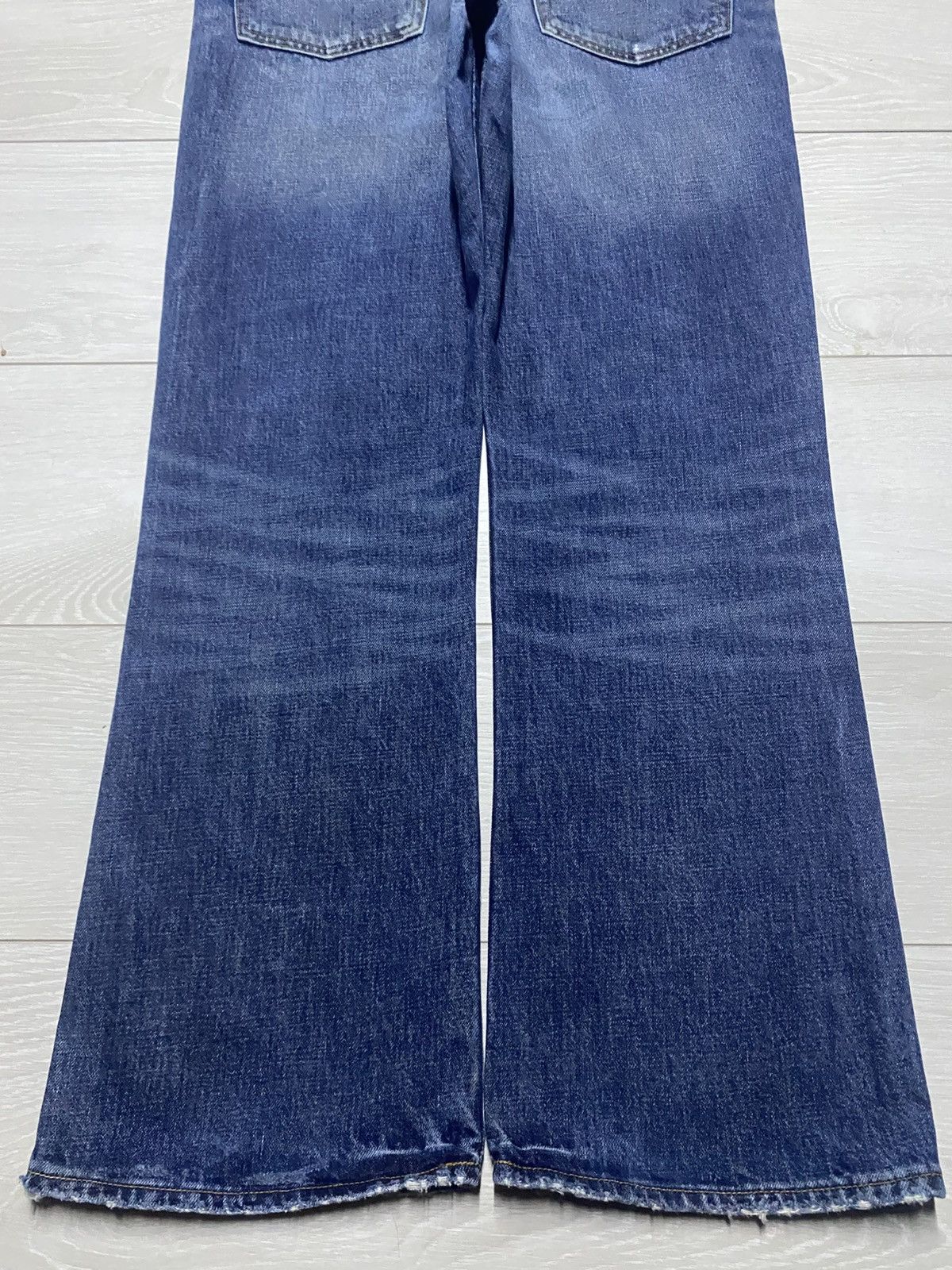 Dapper Dan × Gap Vintage Gap Denim Faded Wash Flare Bootcut Jeans Size US 34 / EU 50 - 6 Thumbnail