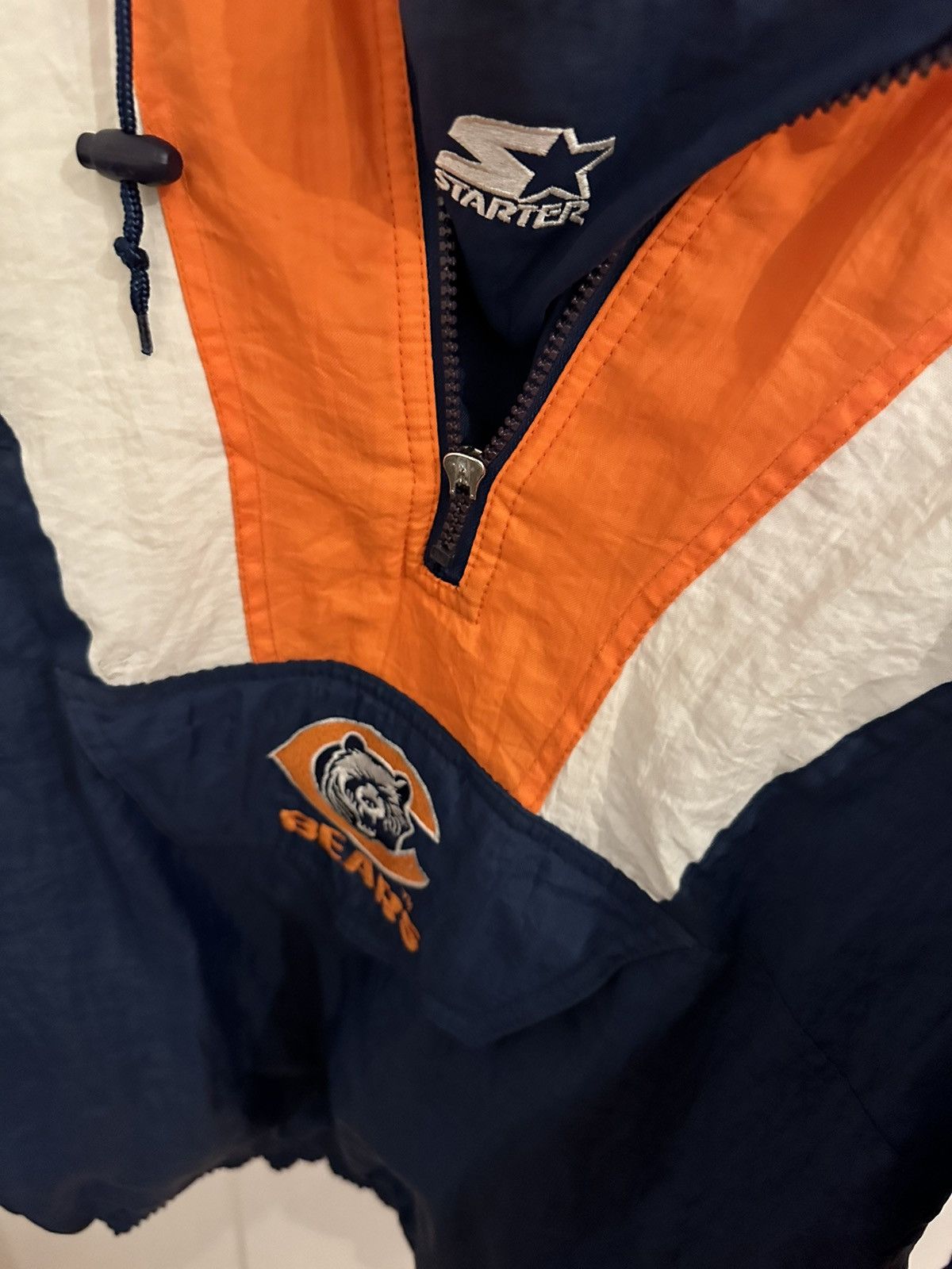 Starter Starter Jacke Chicago Bears Size XL Retro Vintage NFL Jacket Size US XL / EU 56 / 4 - 8 Thumbnail