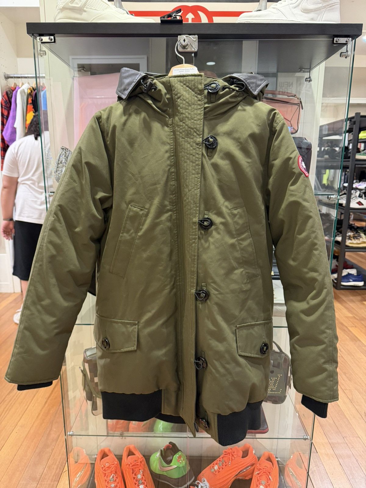 Canada Goose Canada Goose WMNs Finnegan Down Long Parka - Olive Size L / US 10 / IT 46 - 1 Thumbnail