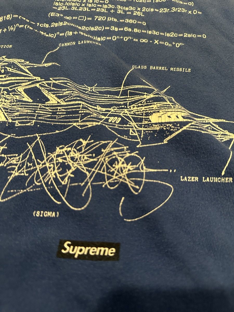 Supreme Supreme Rammelzee T-shirt Blue M Size US M / EU 48-50 / 2 - 3 Thumbnail