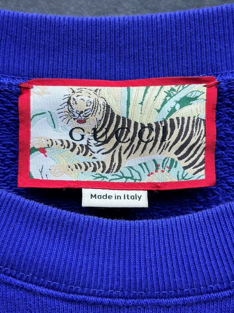 Gucci GUCCI Tiger Print Pullover Sweatshirt for Men-2506 Size US L / EU 52-54 / 3 - 7 Thumbnail
