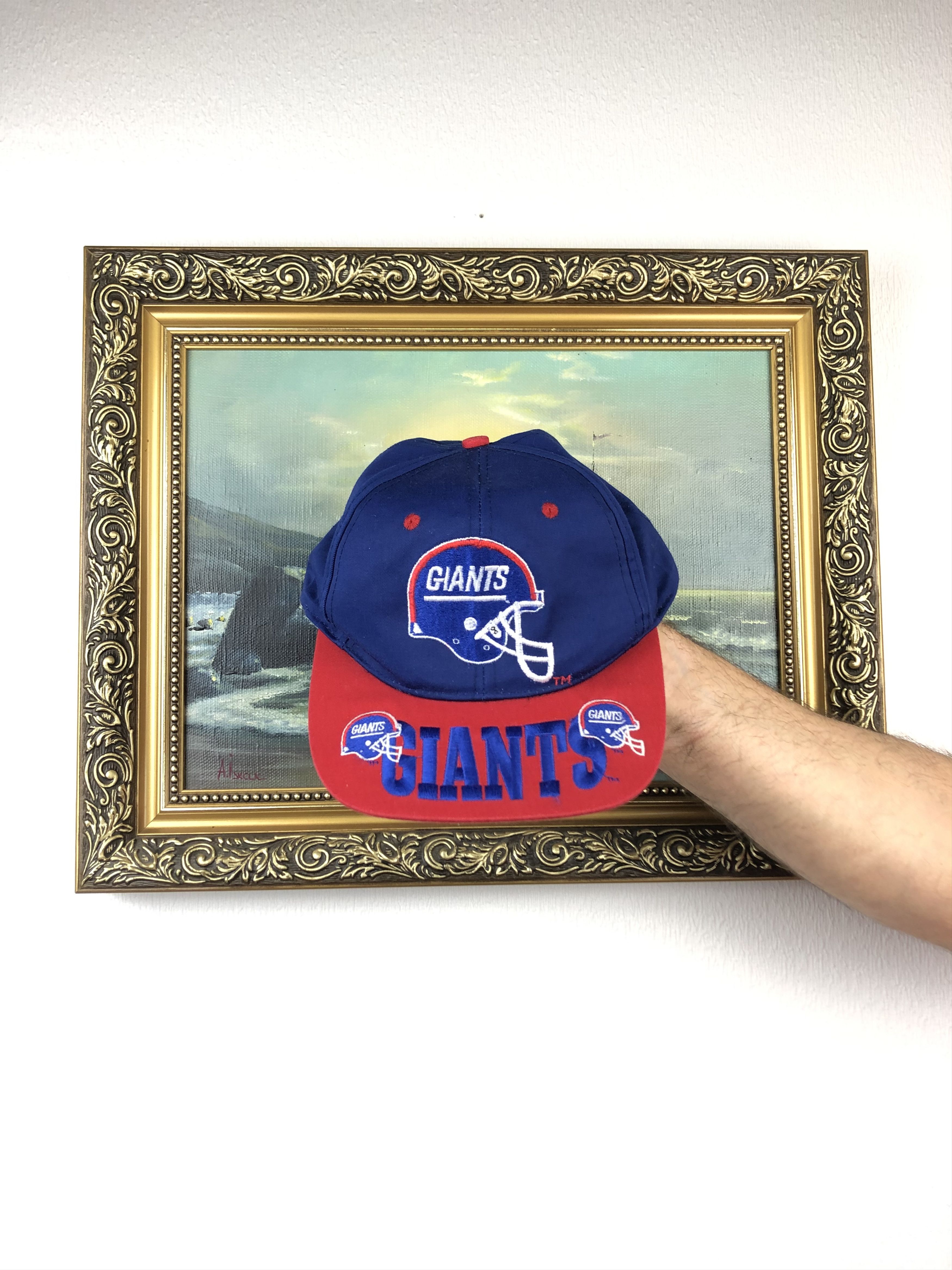 Vintage Vintage New York Giants Snapback Hat Cap Football NFL Rare Size ONE SIZE - 1 Thumbnail
