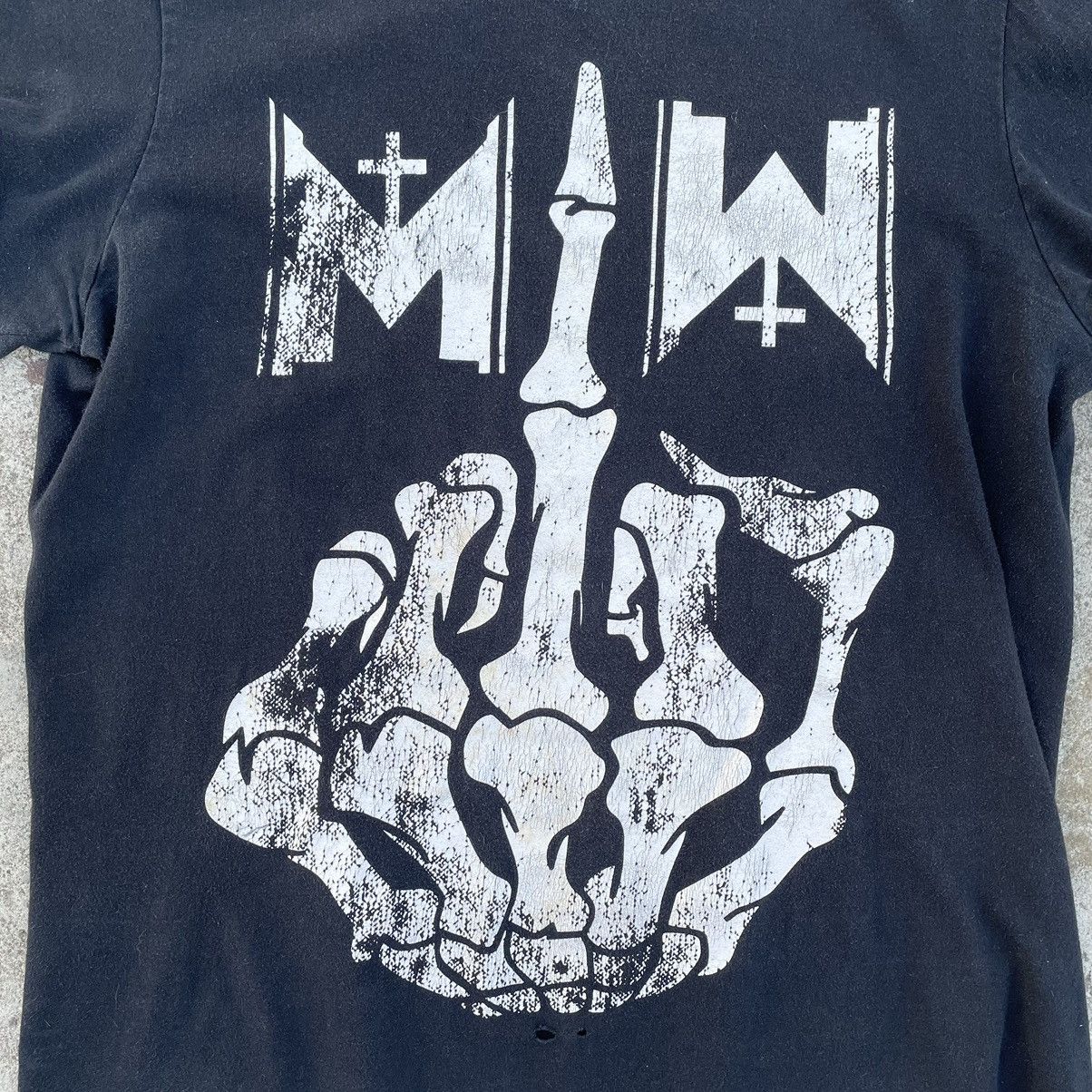 Band Tees × Vintage Vintage T-shirts Motionless in White Miw Logo Rock Y2K 90s Size M / US 6-8 / IT 42-44 - 7 Thumbnail