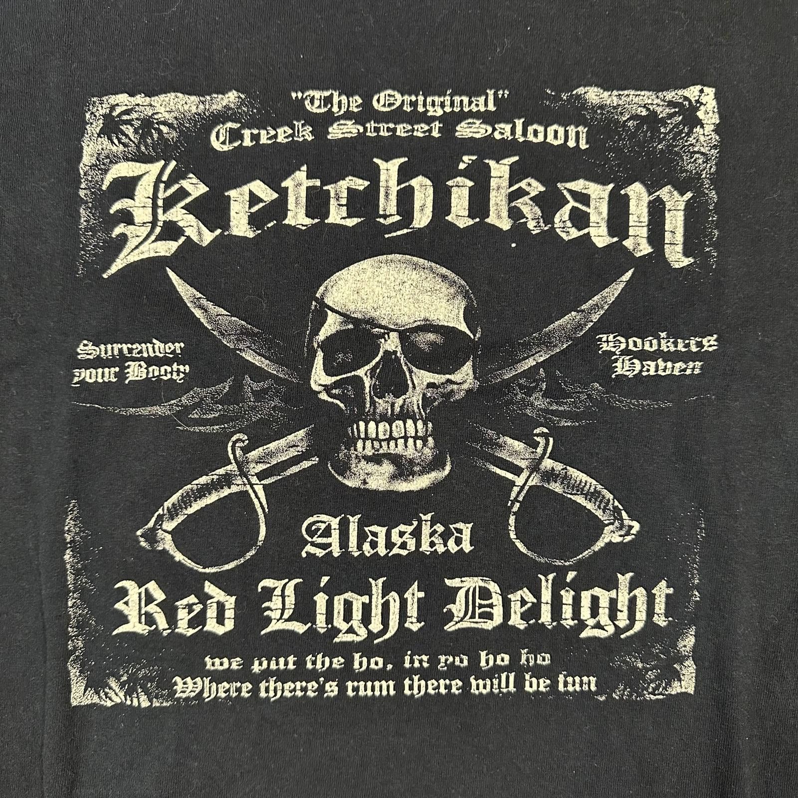 Other Prairie Mountain Menswear T-shirt L Black Ketchikan Skull & Size US L / EU 52-54 / 3 - 3 Thumbnail