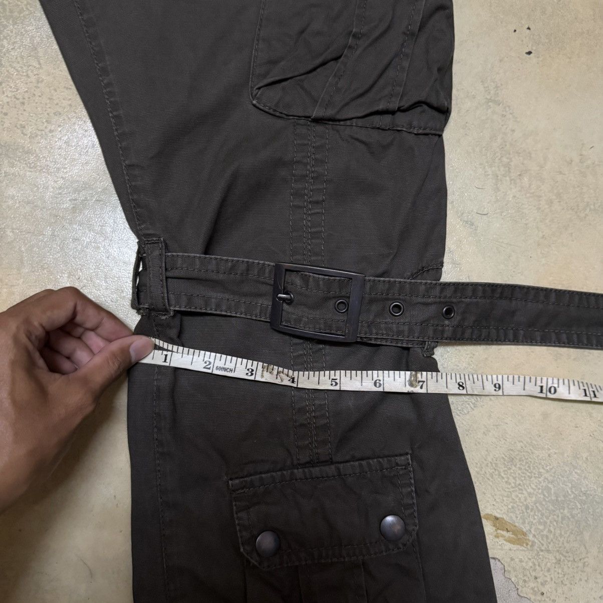 Tete Homme Tete Homme Multipockets Tactical Cargo Pants Size US 31 - 11 Thumbnail