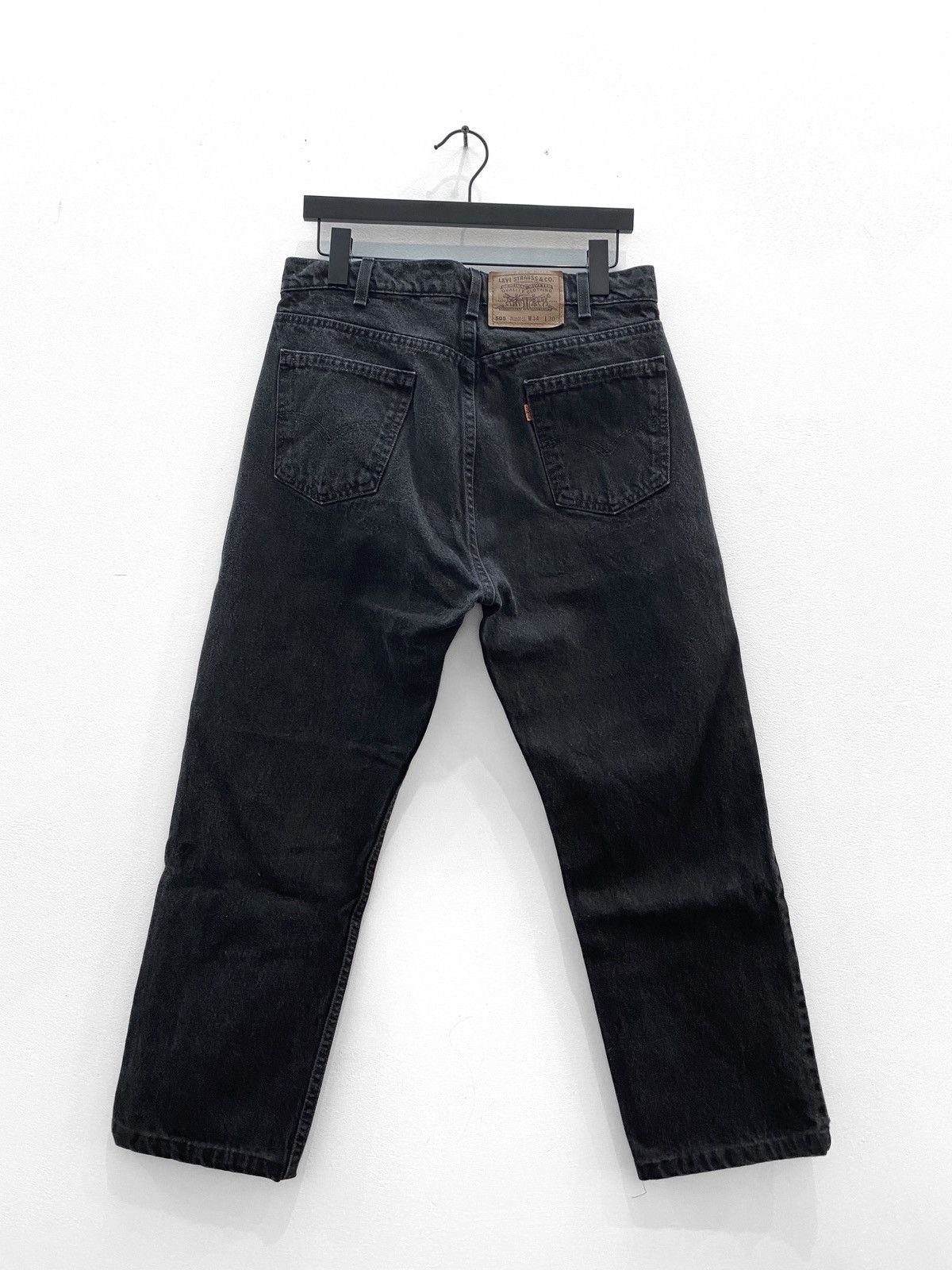 Levi's VINTAGE 96 LEVI’S 505 WASHED BLACK JEANS ORANGE TAB Size US 32 / EU 48 - 1 Thumbnail