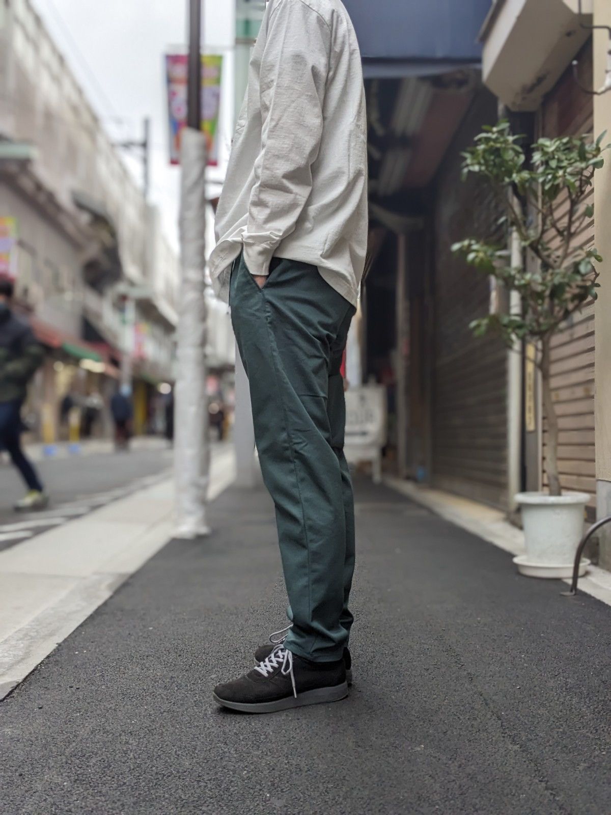 Nanamica × The North Face Purple Label The North Face x Nanamica - Twill Tapered Pants - Sage Green Size US 30 / EU 46 - 2 Thumbnail