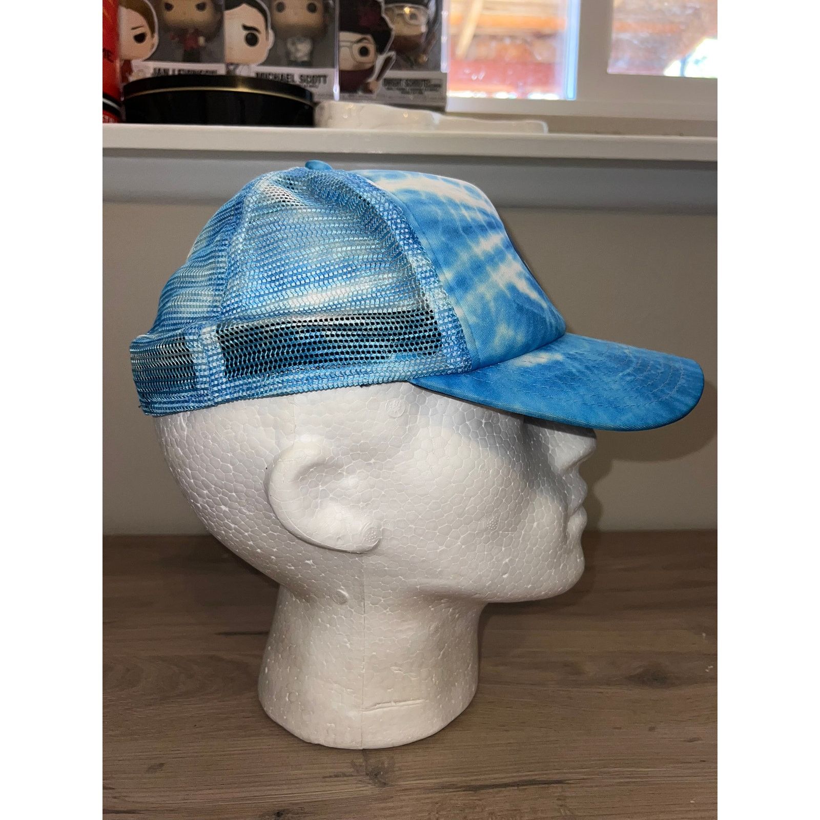 NEFF Neff Hat Blue Tie Dye Clouds Headwear Cap OS Size ONE SIZE - 5 Thumbnail