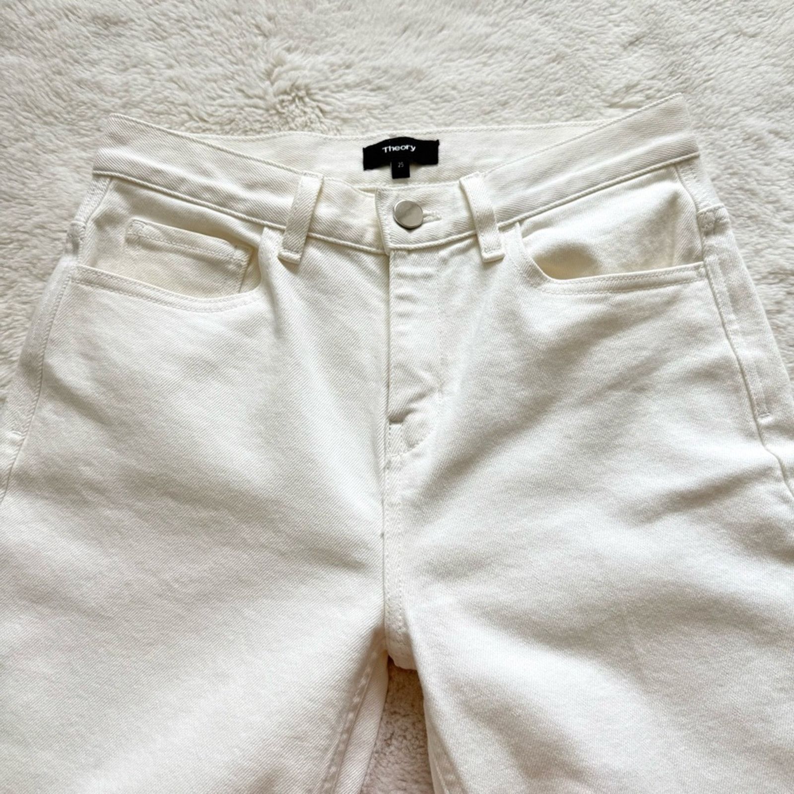 Theory NEW!!! Theory women crop white jeans size 25 US Retail 250$ Size 25" / US 0 / IT 36 - 4 Thumbnail
