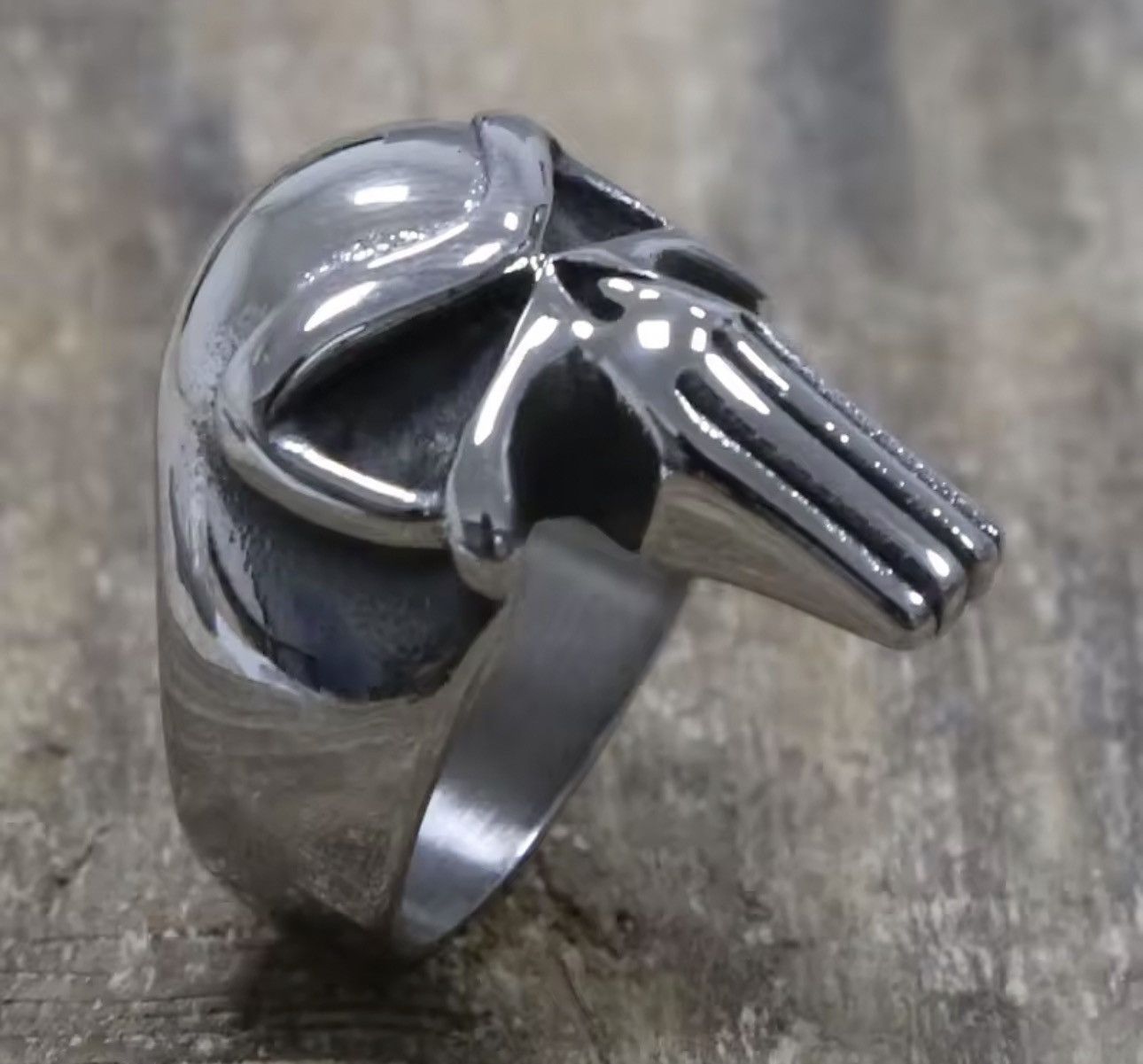 Jewelry Skull Ring Size 7-13 Size ONE SIZE - 2 Thumbnail