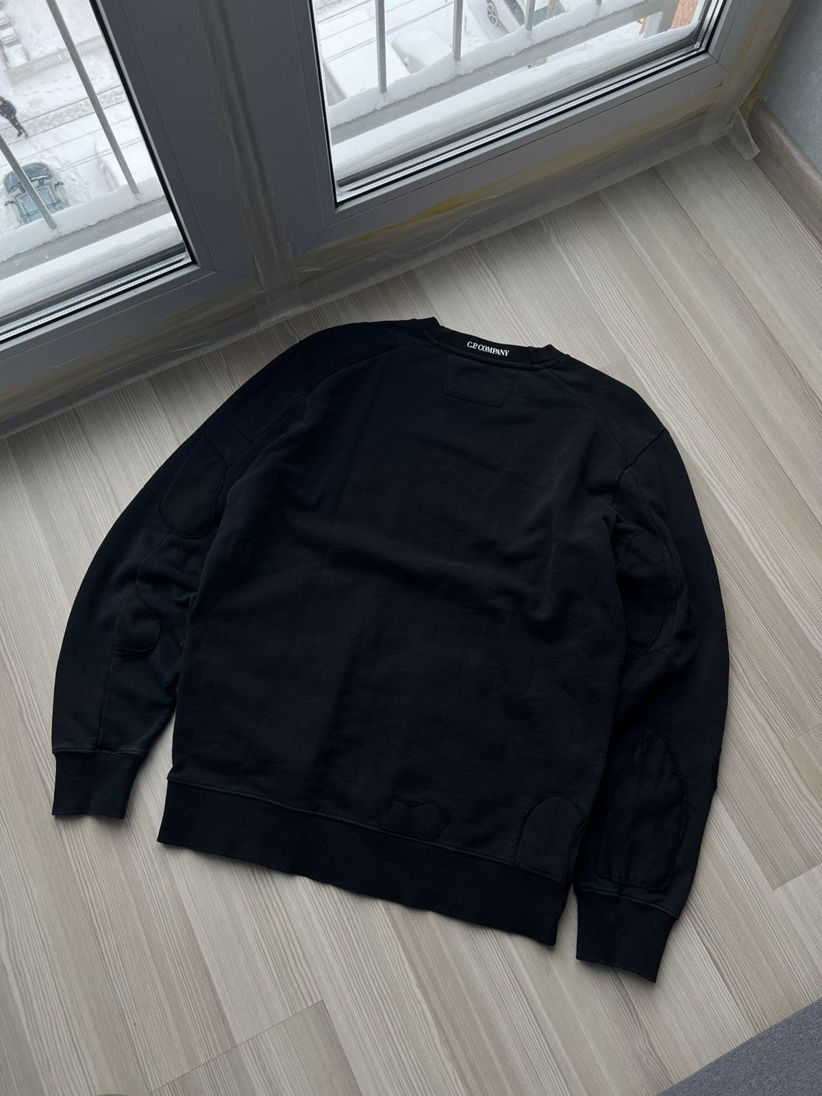 C.P. Company C.P. Company Patch Work Custom Black Sweatshirt Size US L / EU 52-54 / 3 - 7 Thumbnail
