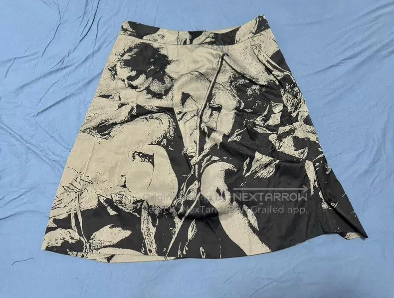 Vivienne Westwood Vivienne Westwood size 2 Black and White Oil Painting Skirt Size 26" / US 2 / IT 38 - 1 Thumbnail