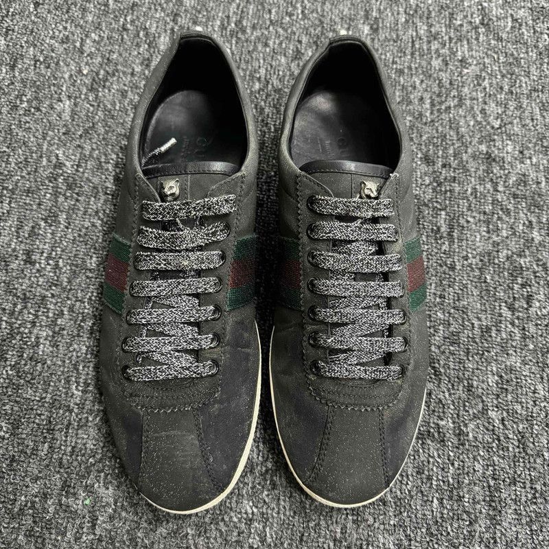 Gucci Gucci Leather Low-Top Sneakers for Men - Size US 8.5 / EU 41-42 - 2 Thumbnail