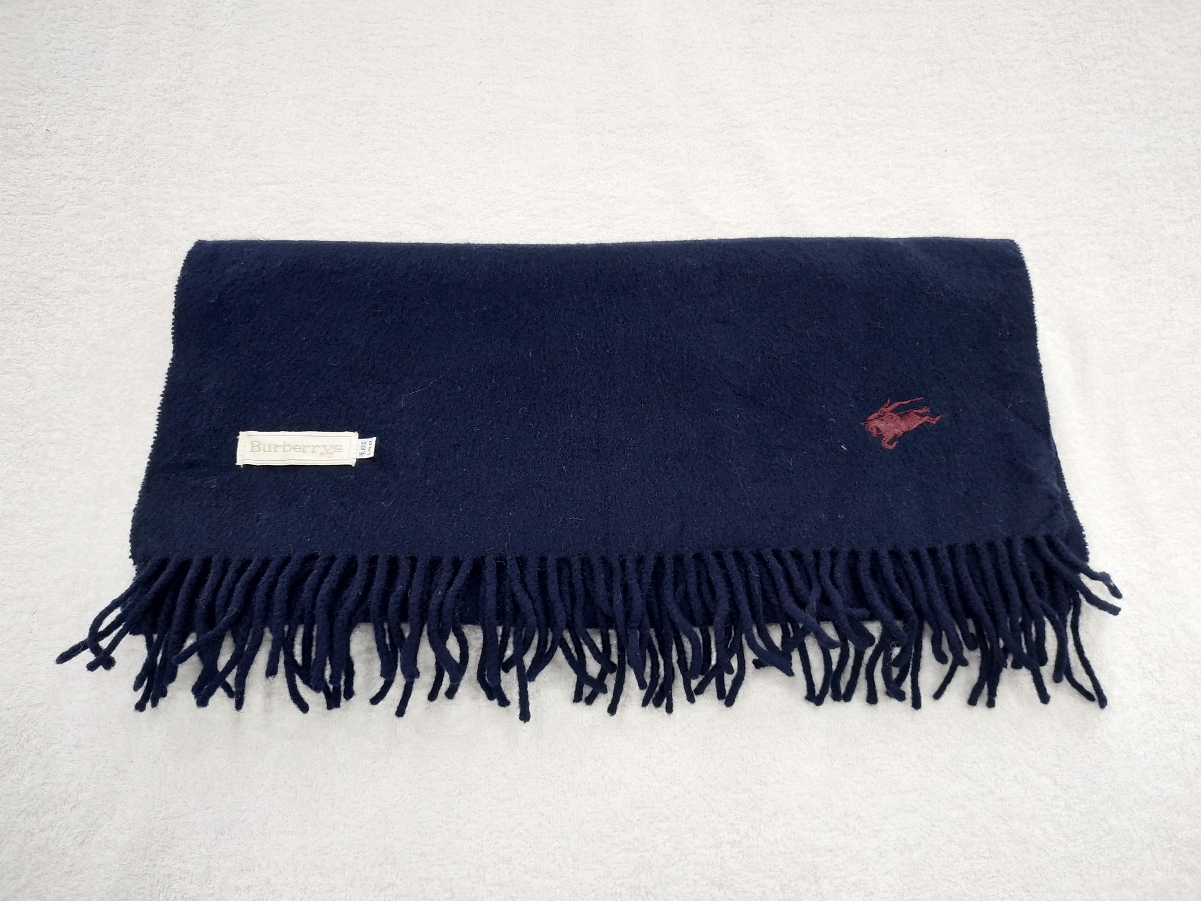 Burberry Vintage Burberry Wool Scarf/Muffler/Neckwear MF013 Size ONE SIZE - 3 Thumbnail