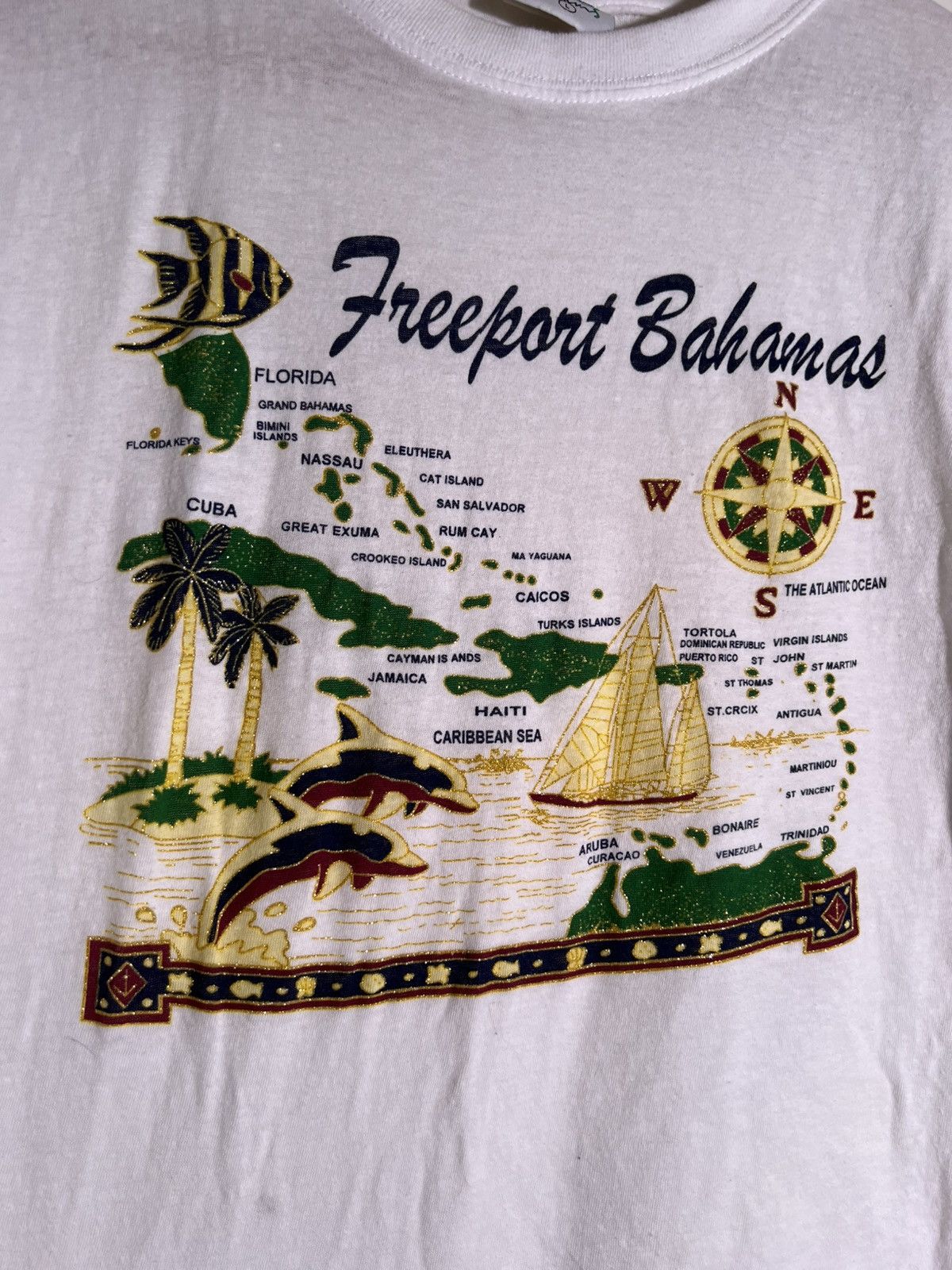 Vintage 90’s 2000’s Y2K VTG Vintage Freeport Bahamas Retro Map Shirt Size US L / EU 52-54 / 3 - 3 Thumbnail