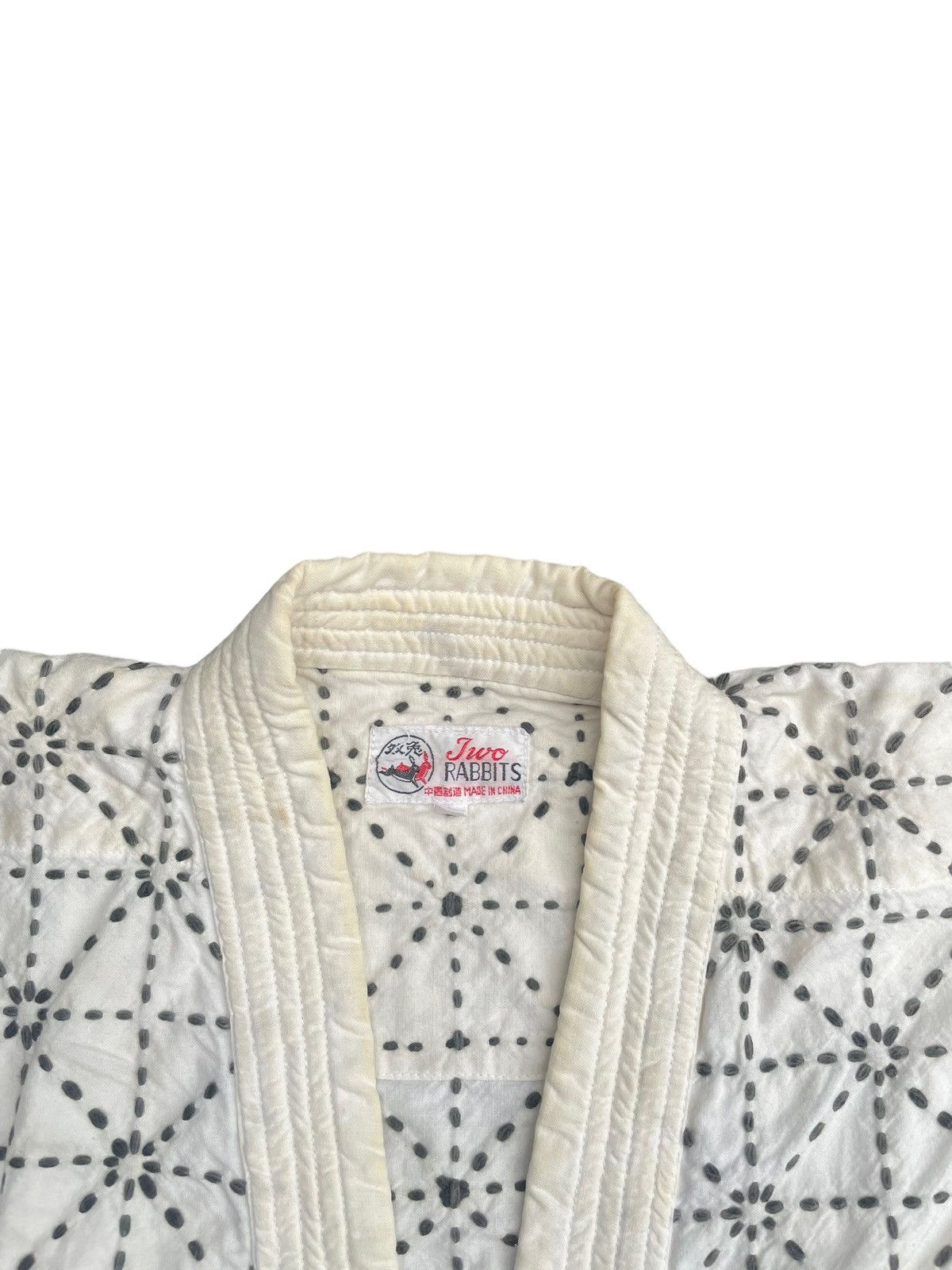 Japanese Brand Vintage Two Rabbits Sashiko Kimono Size US M / EU 48-50 / 2 - 5 Thumbnail