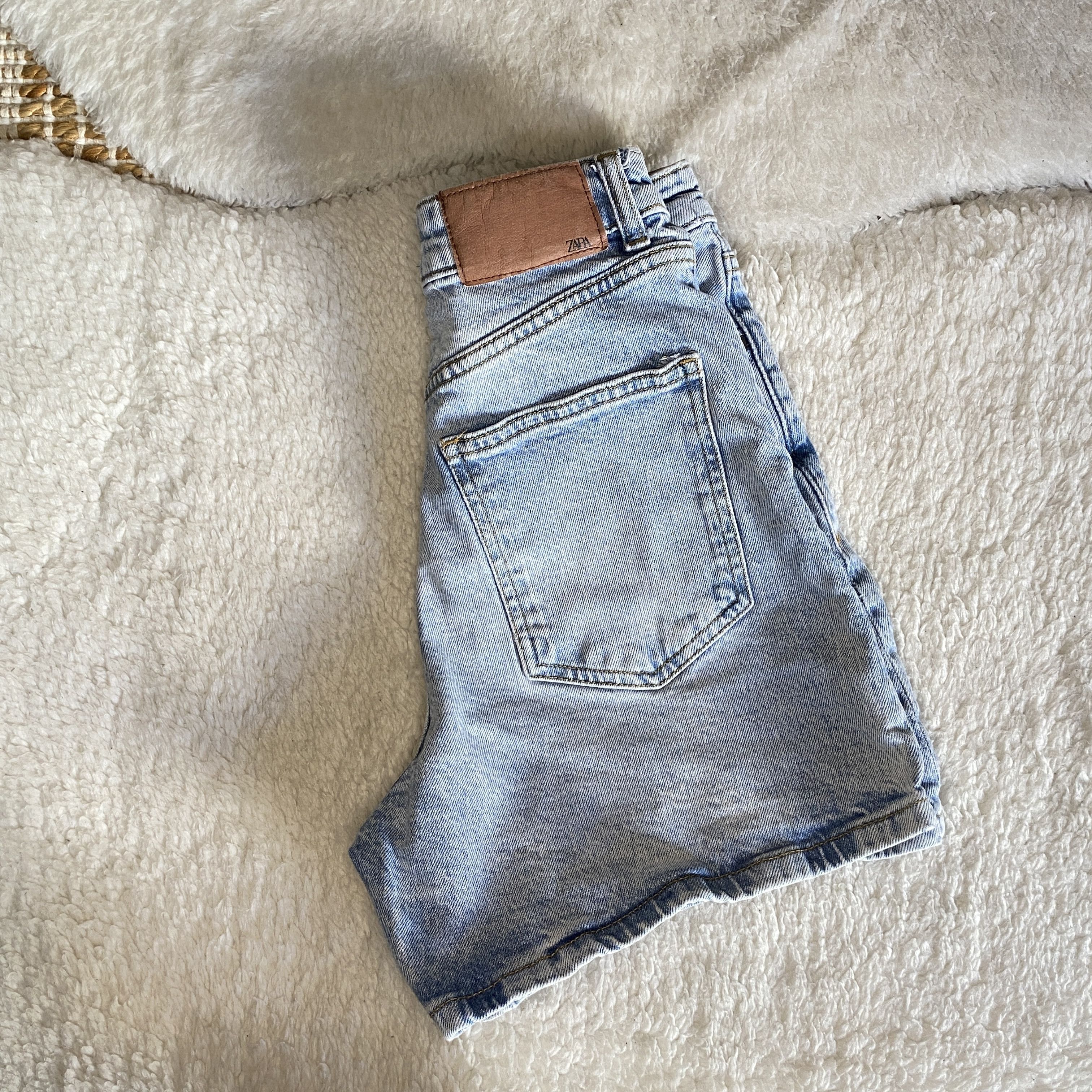 Zara Zara Light Blue Denim Mom Shorts US 0 Size 25" / US 0 / IT 36 - 2 Thumbnail